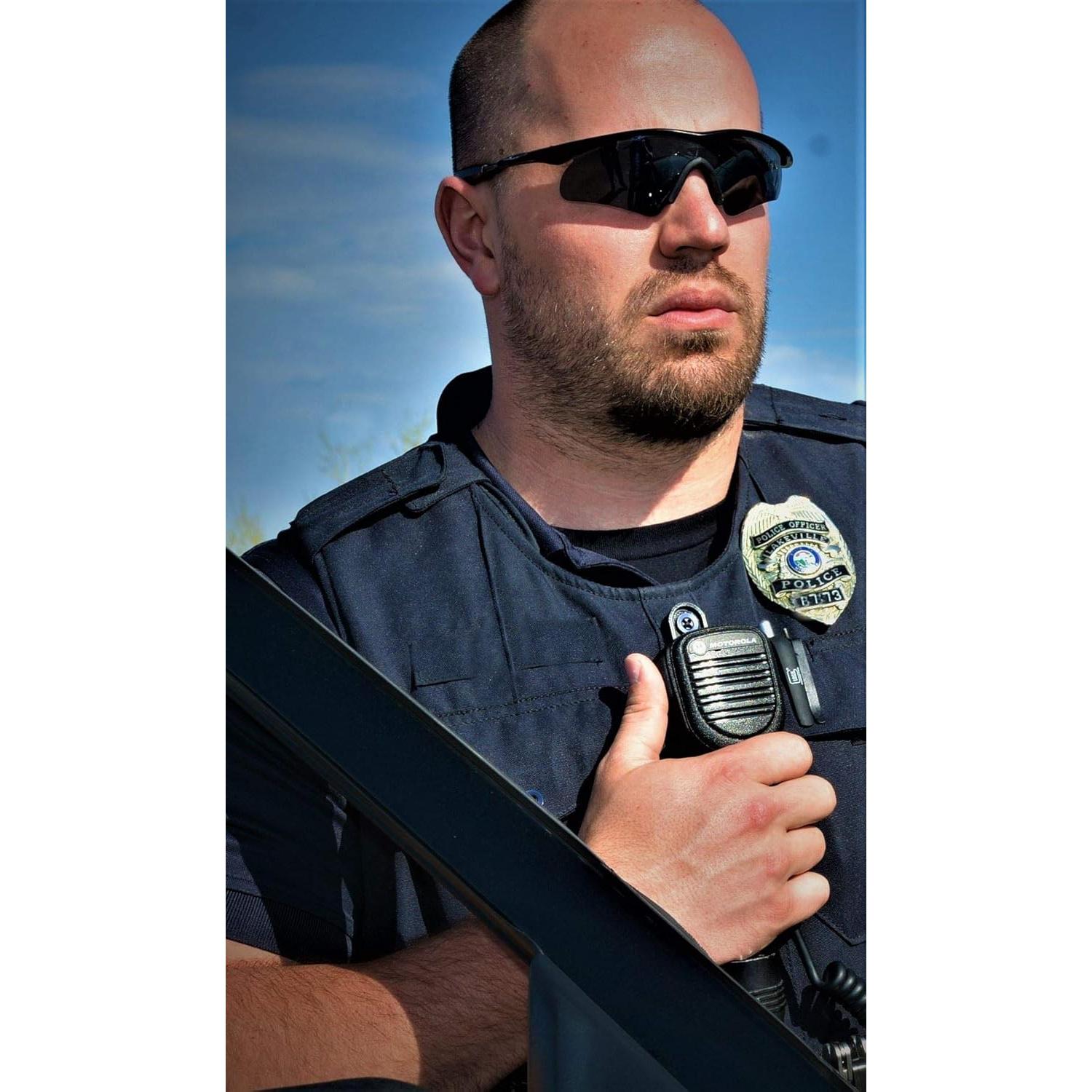 Clip Mic Táctico Mic+Tight para Uniformes - Negro