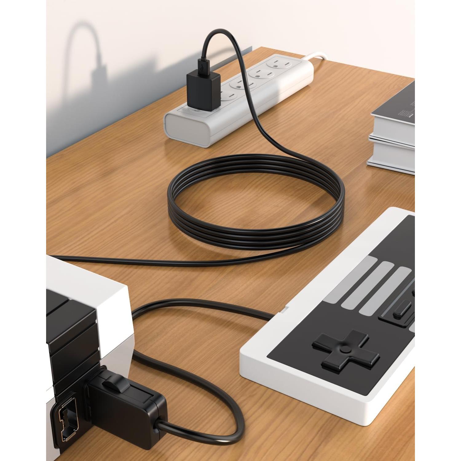 Adaptador de CA Micro USB SUPERER para Consolas y Altavoces