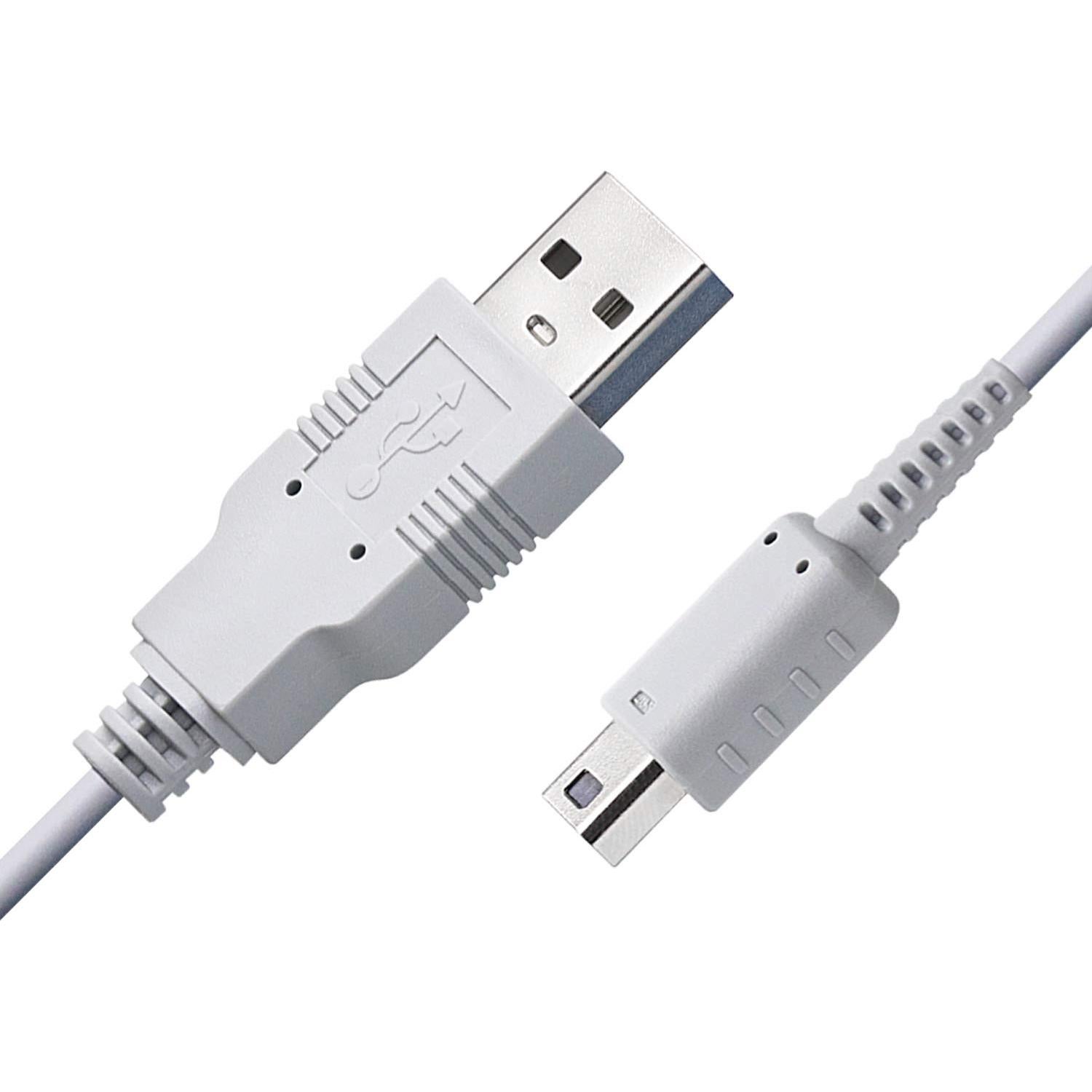 Cable de Carga USB SUNMON para Gamepad Wii U - 1m Blanco