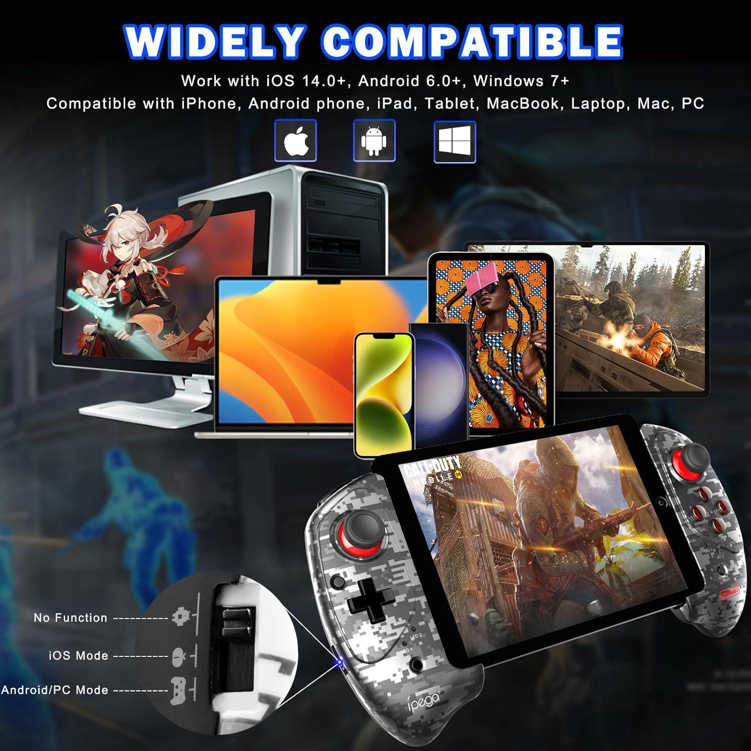 Controlador Móvil Inalámbrico Megadream para iPhone y Android