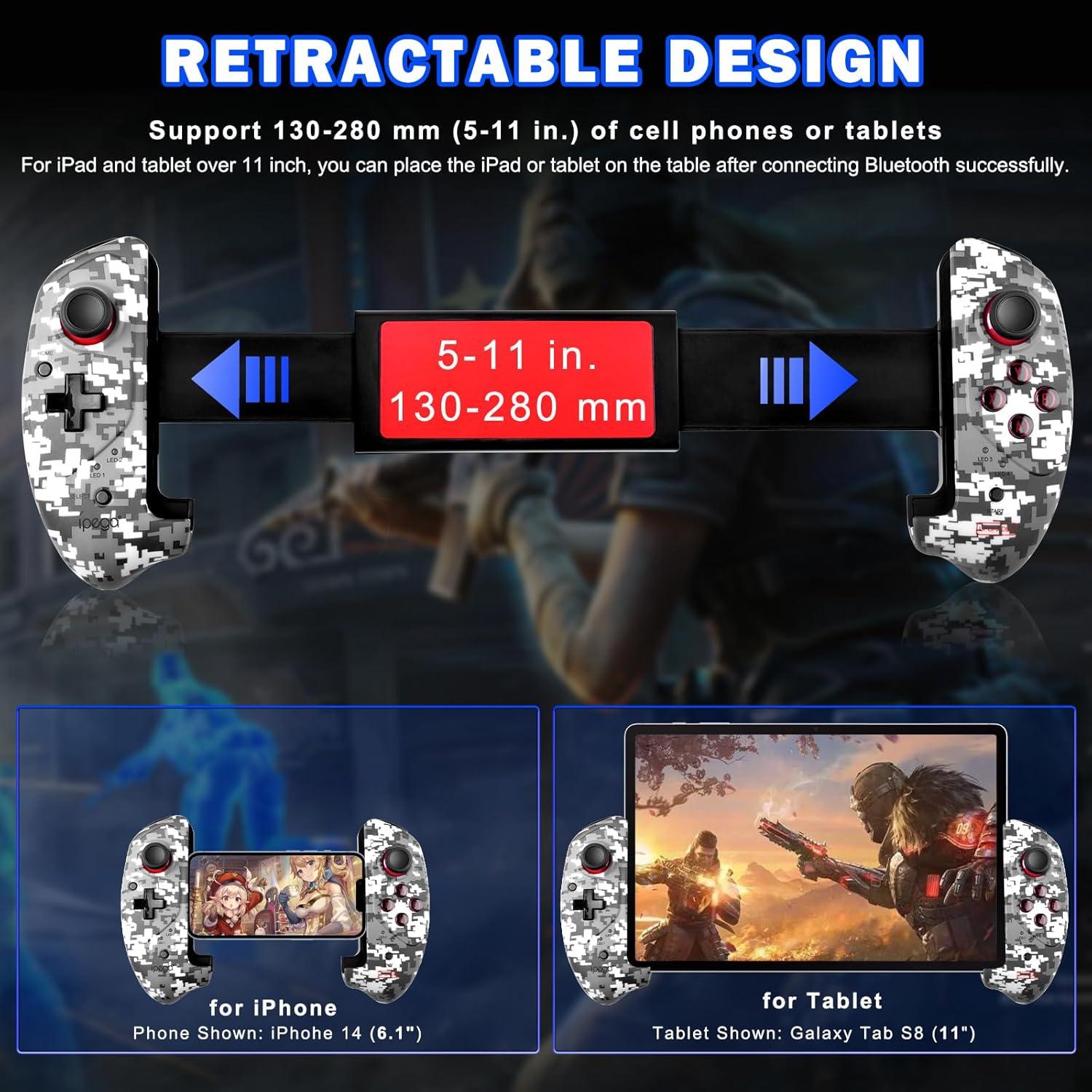 Controlador Móvil Inalámbrico Megadream para iPhone y Android