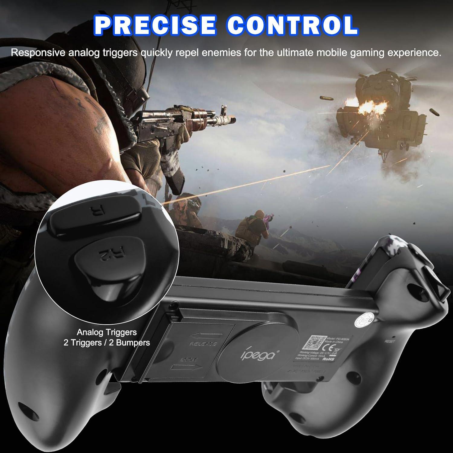 Controlador Móvil Inalámbrico Megadream para iPhone y Android