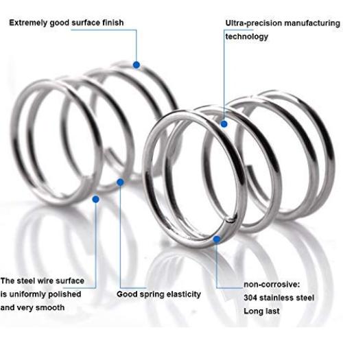 3 Resortes de Acero Inoxidable 4lb para Joysticks Sanwa JLF
