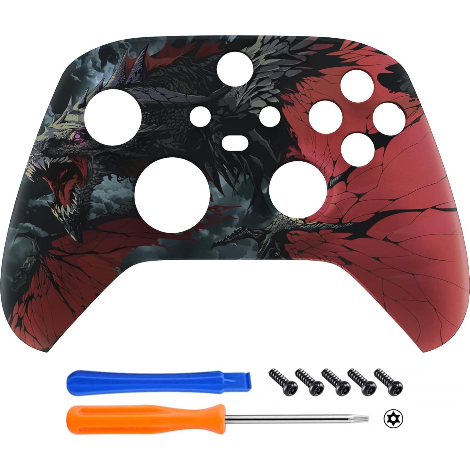 Carcasa Frontal eXtremeRate Dragón Rugiente para Xbox Series X/S