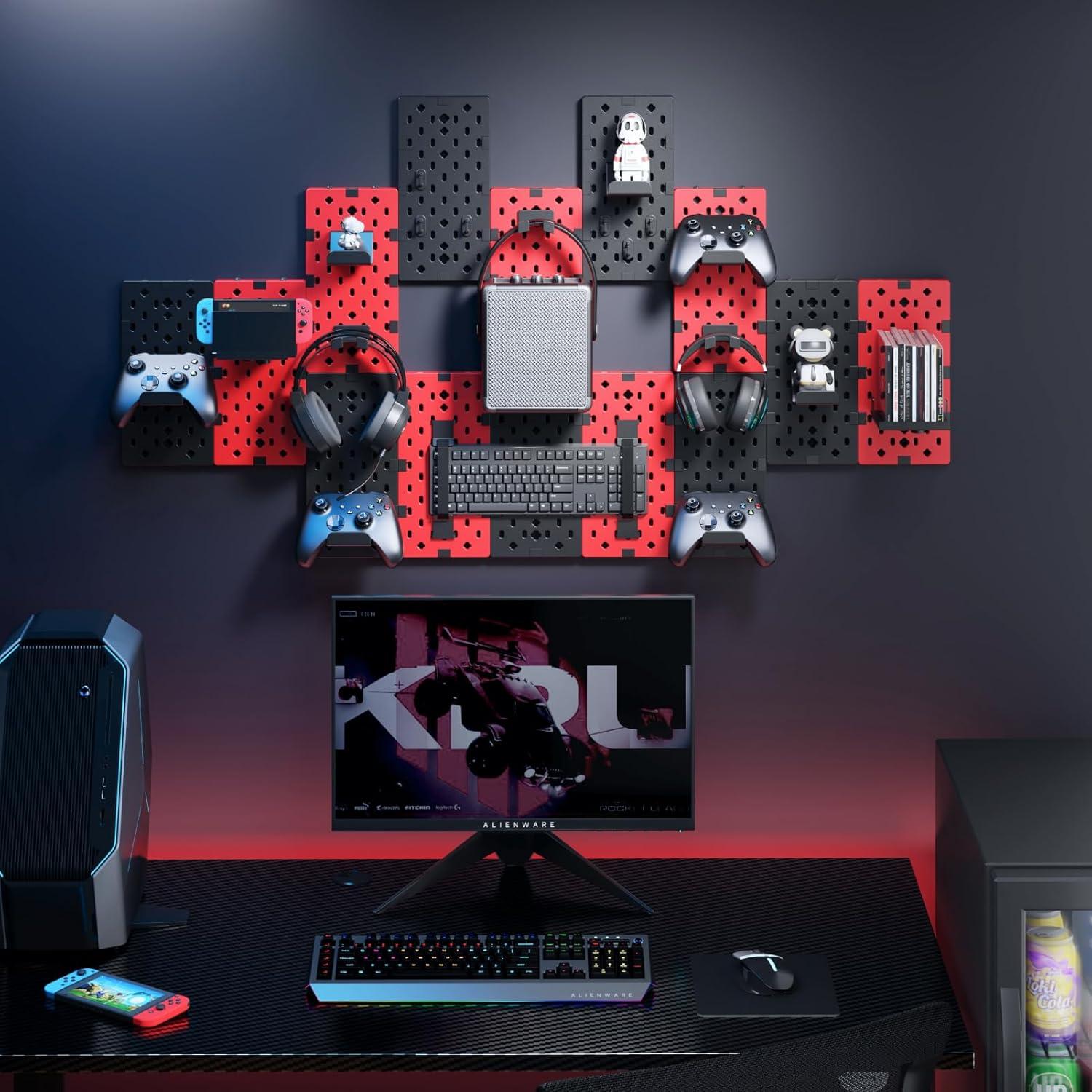 Soporte de Pared PEGZONE para Controladores y Auriculares 14 PZS