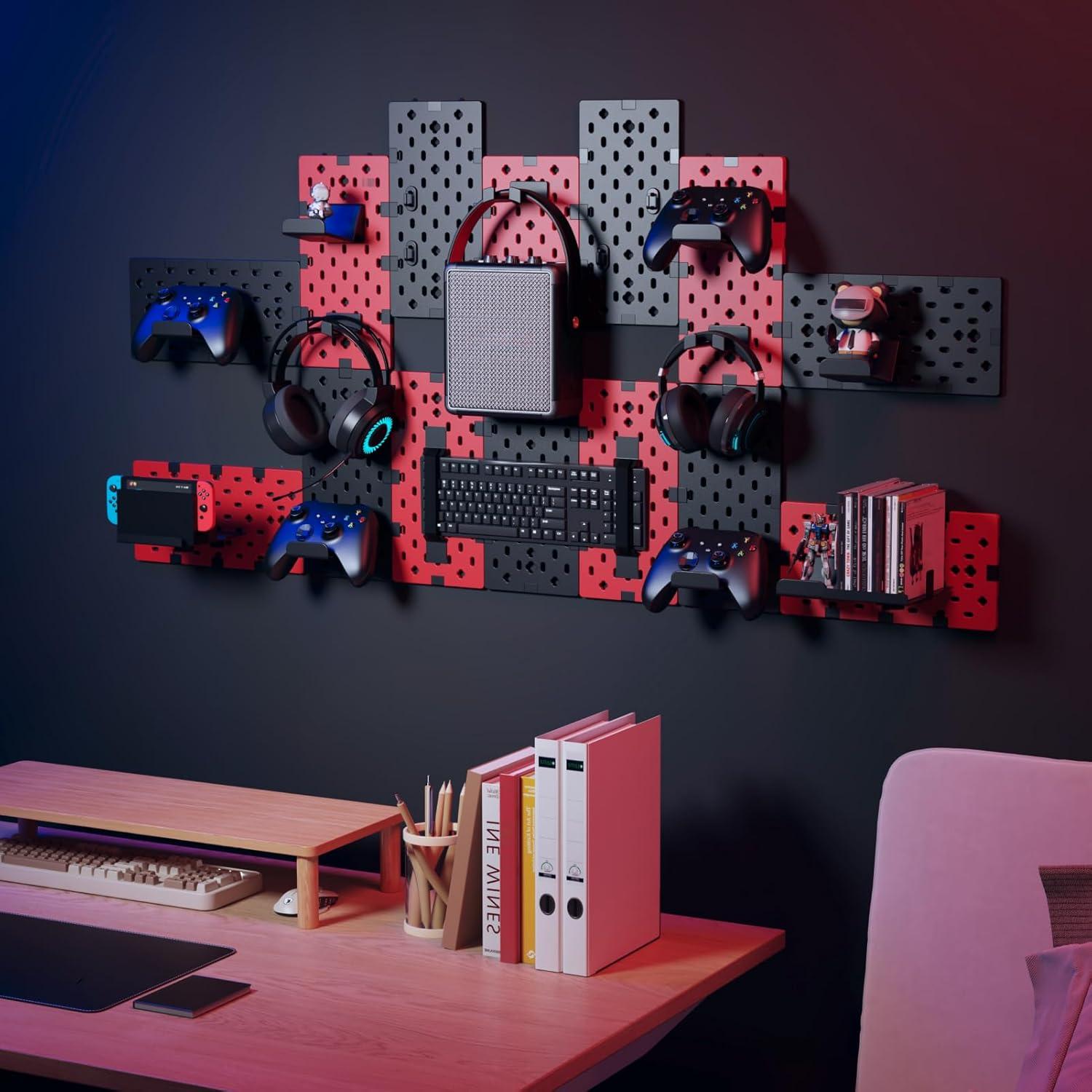 Soporte de Pared PEGZONE para Controladores y Auriculares 14 PZS