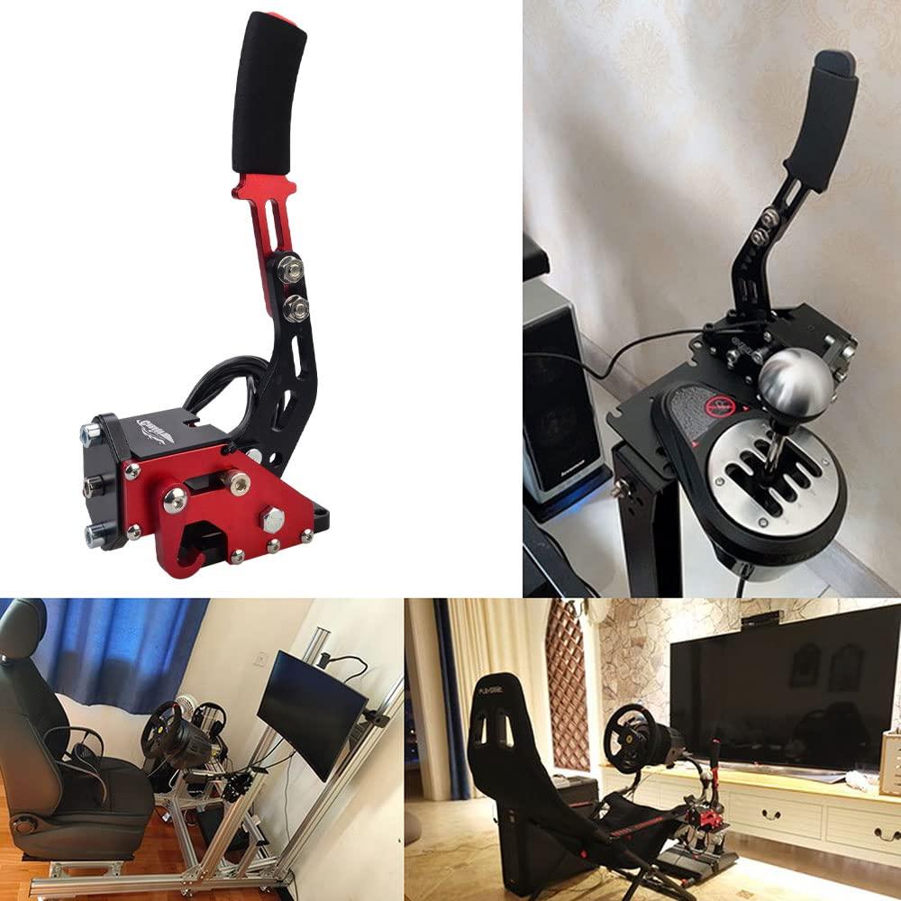 Freno de Mano USB CNRAQR Rojo para Simulador de Carreras PC