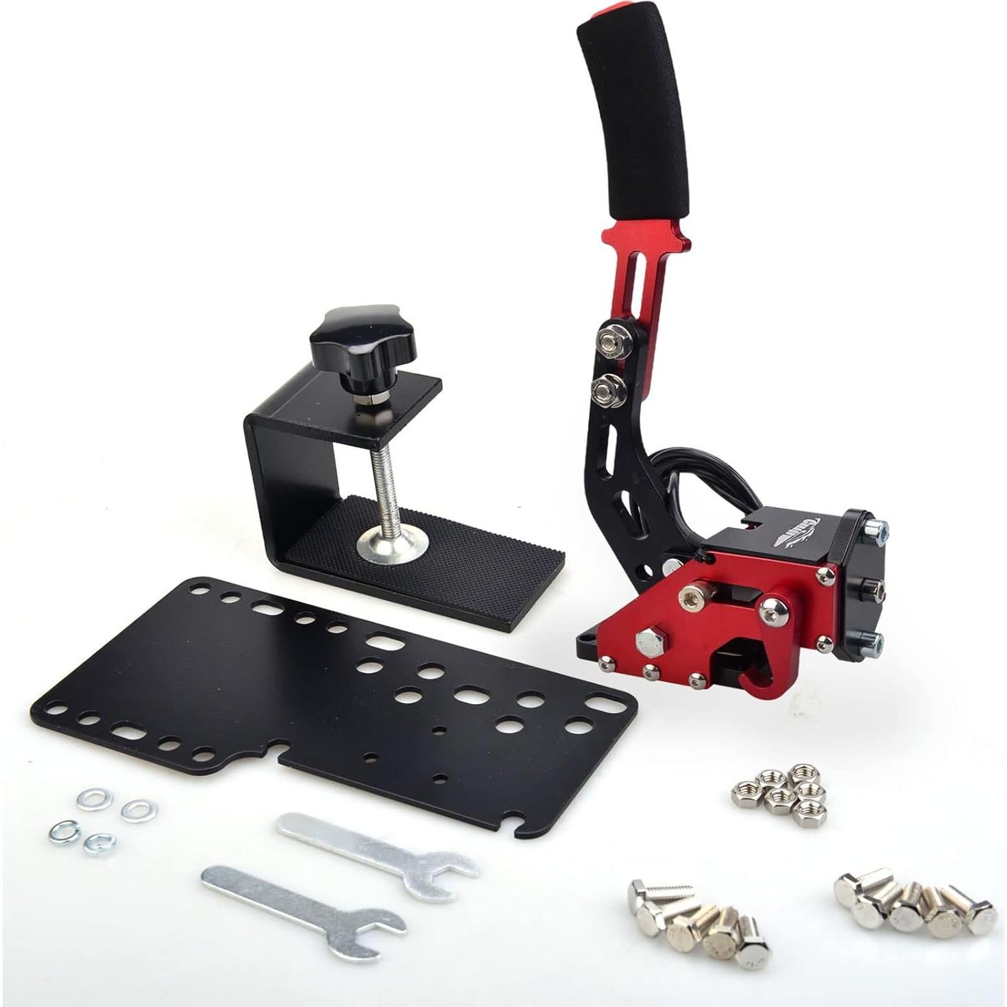 Freno de Mano USB CNRAQR Rojo para Simulador de Carreras PC