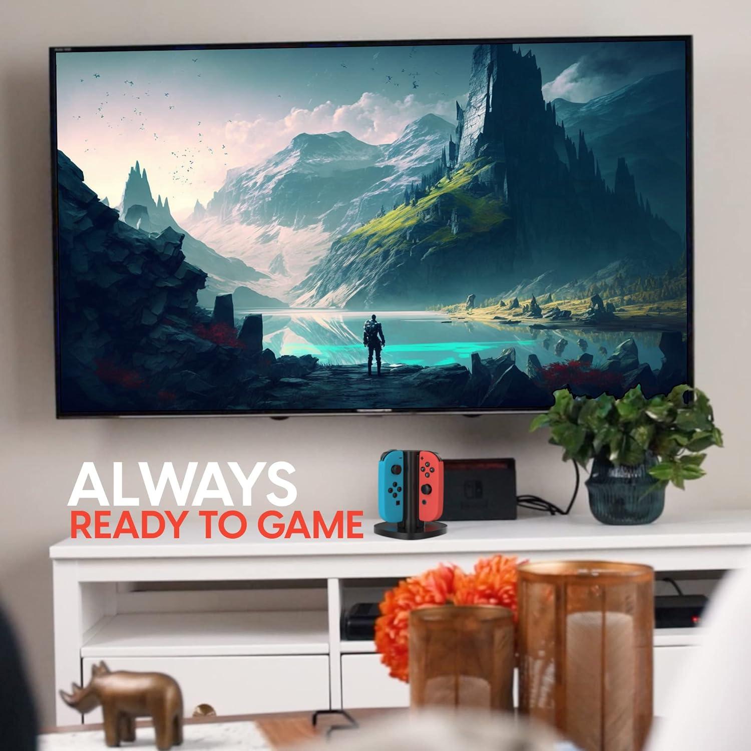 Dock de Carga TalkWorks para 4 Controladores Joy-Con - USB-C