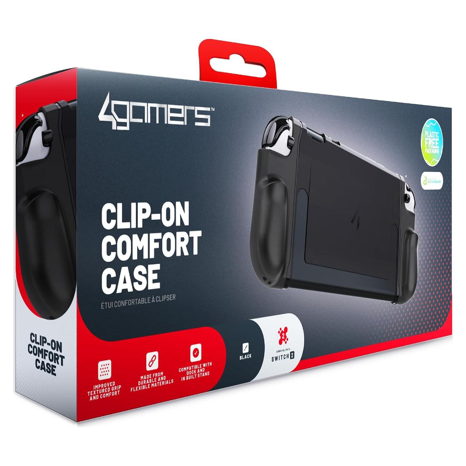 Funda Clip para Controlador 4Gamers Compatible con Switch 2