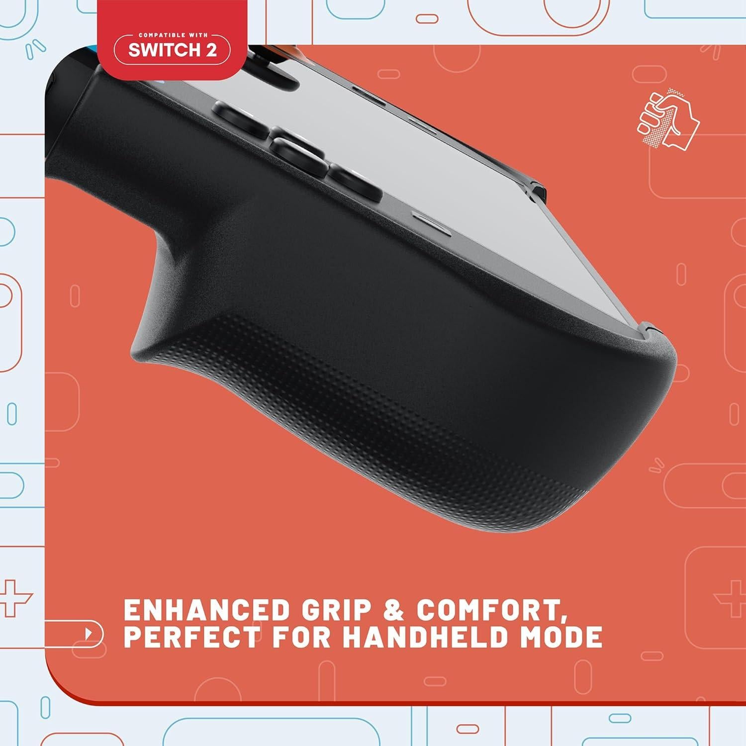 Funda Clip para Controlador 4Gamers Compatible con Switch 2