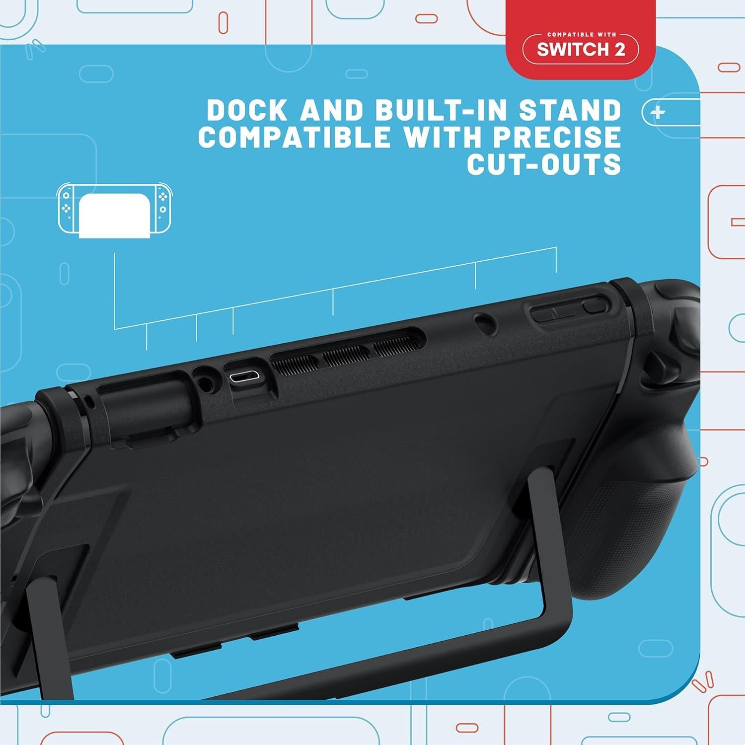 Funda Clip para Controlador 4Gamers Compatible con Switch 2