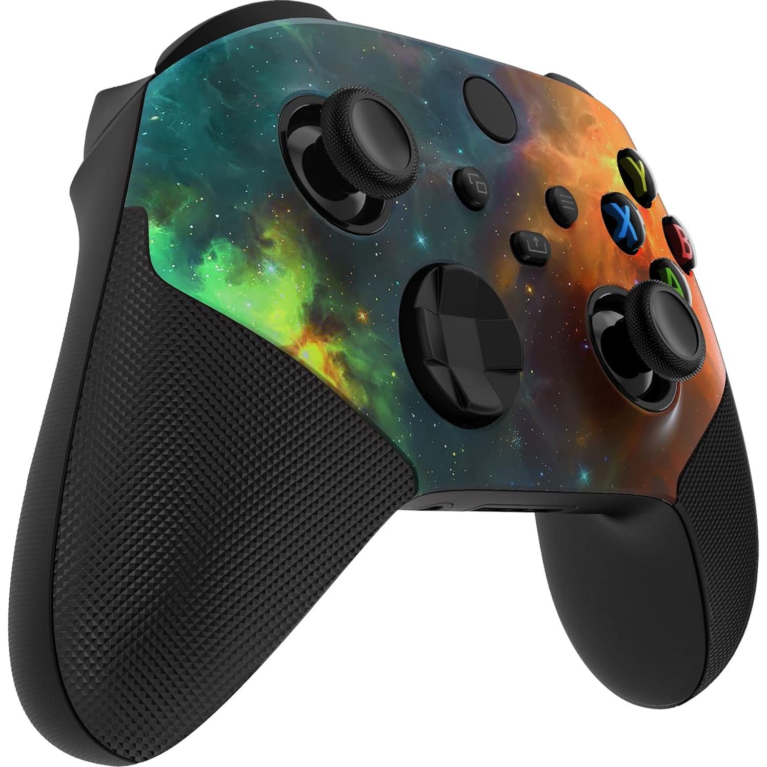 Carcasa Frontal eXtremeRate ASR para Controlador Xbox Series X/S - Agarre de Goma Naranja