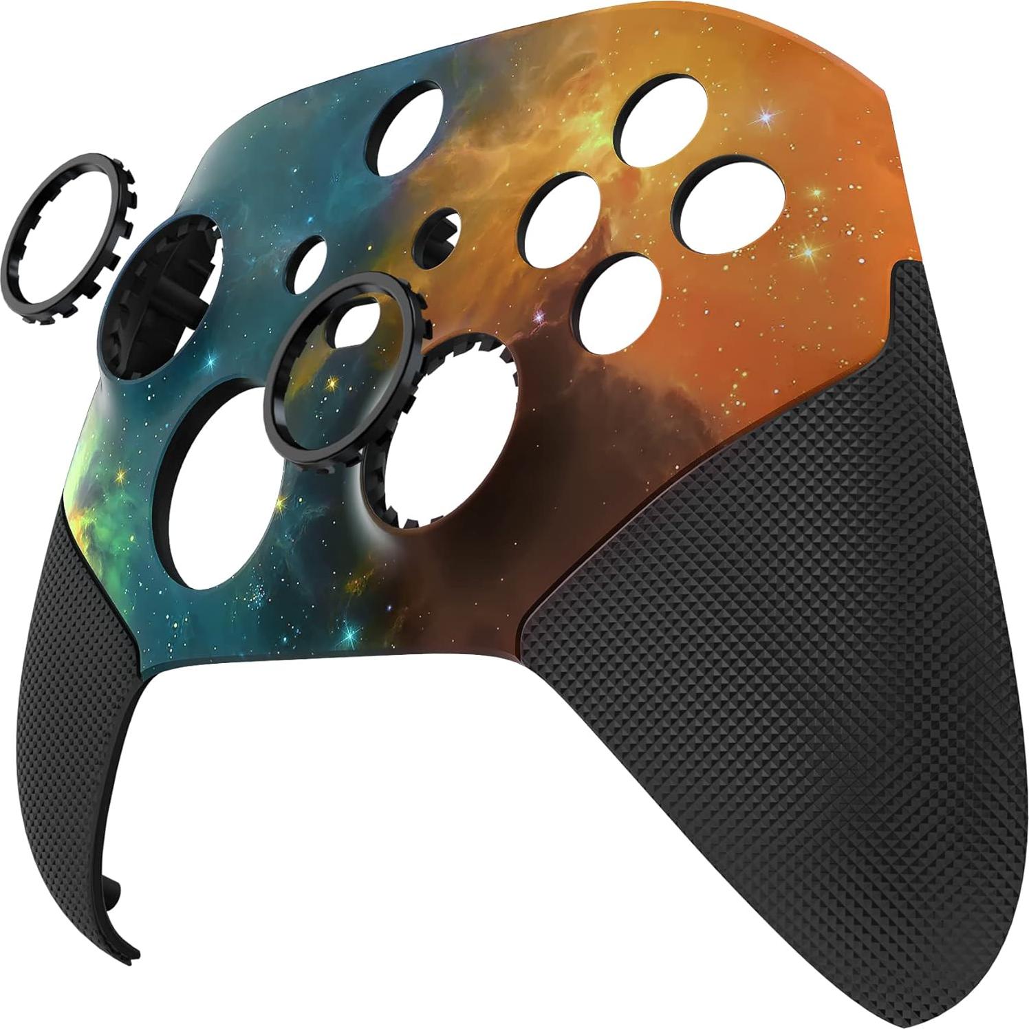 Carcasa Frontal eXtremeRate ASR para Controlador Xbox Series X/S - Agarre de Goma Naranja