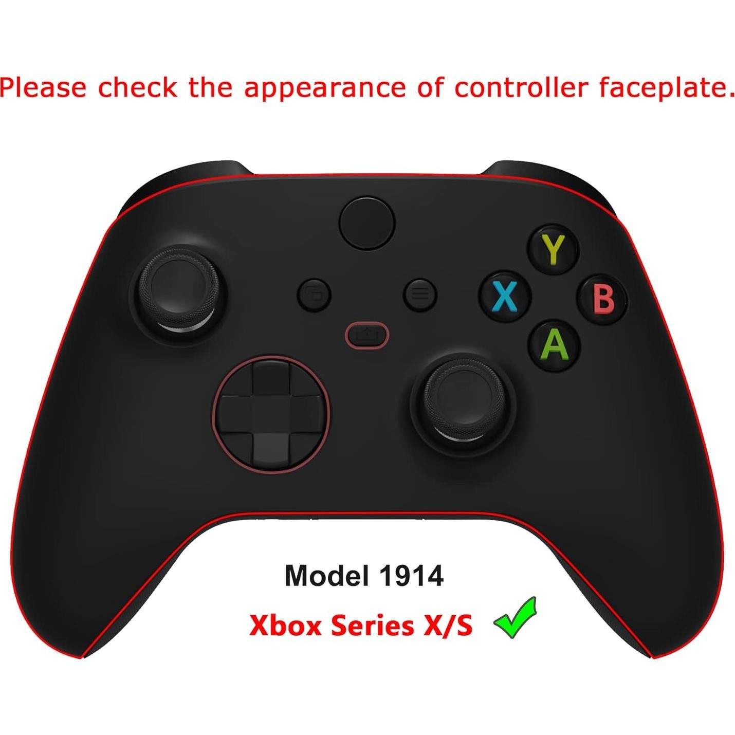 Carcasa Frontal Brillante en la Oscuridad eXtremeRate para Xbox Series X|S