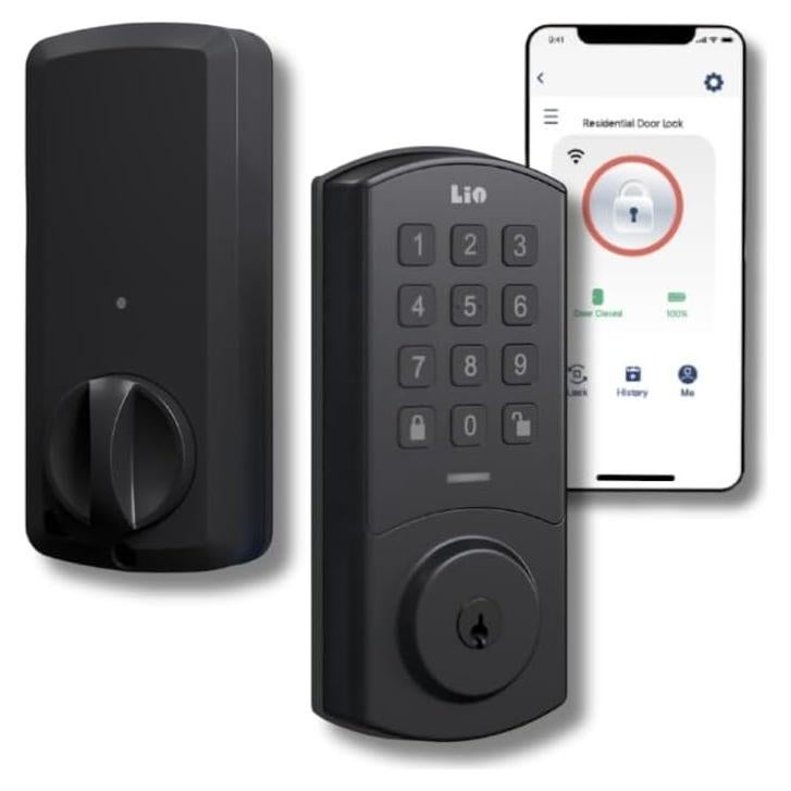 Cerradura Inteligente Lio Home A2BZ2-B WiFi Control Remoto