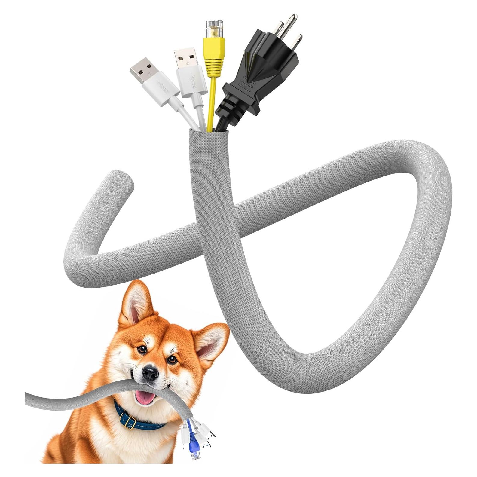 Protector de Cables para Mascotas UOMTFAI 3.05m Gris