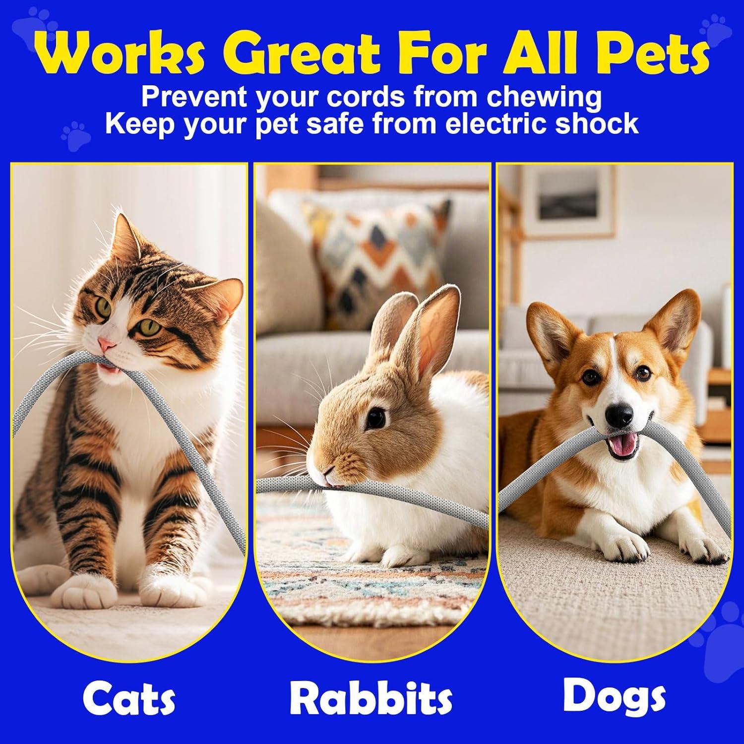 Protector de Cables para Mascotas UOMTFAI 3.05m Gris