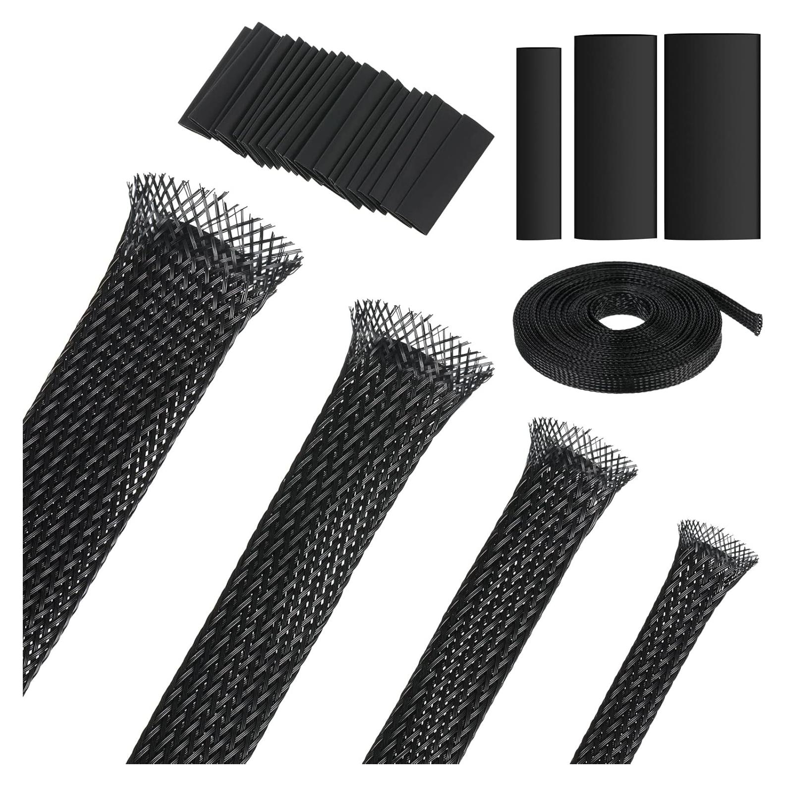 Manga de Cable Trenzada Tatuo 20 m con 120 Tubos Termocontraíbles