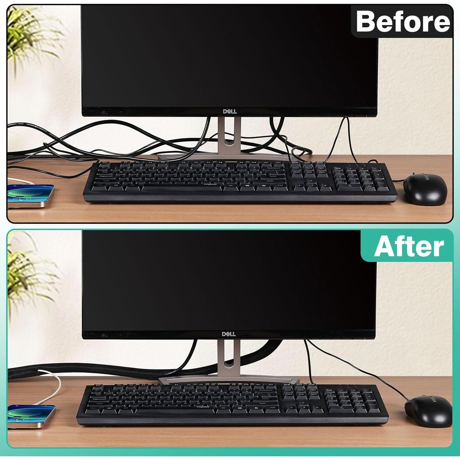 Protector de Cables para Mascotas UOMTFAI 3/8" 3m Negro