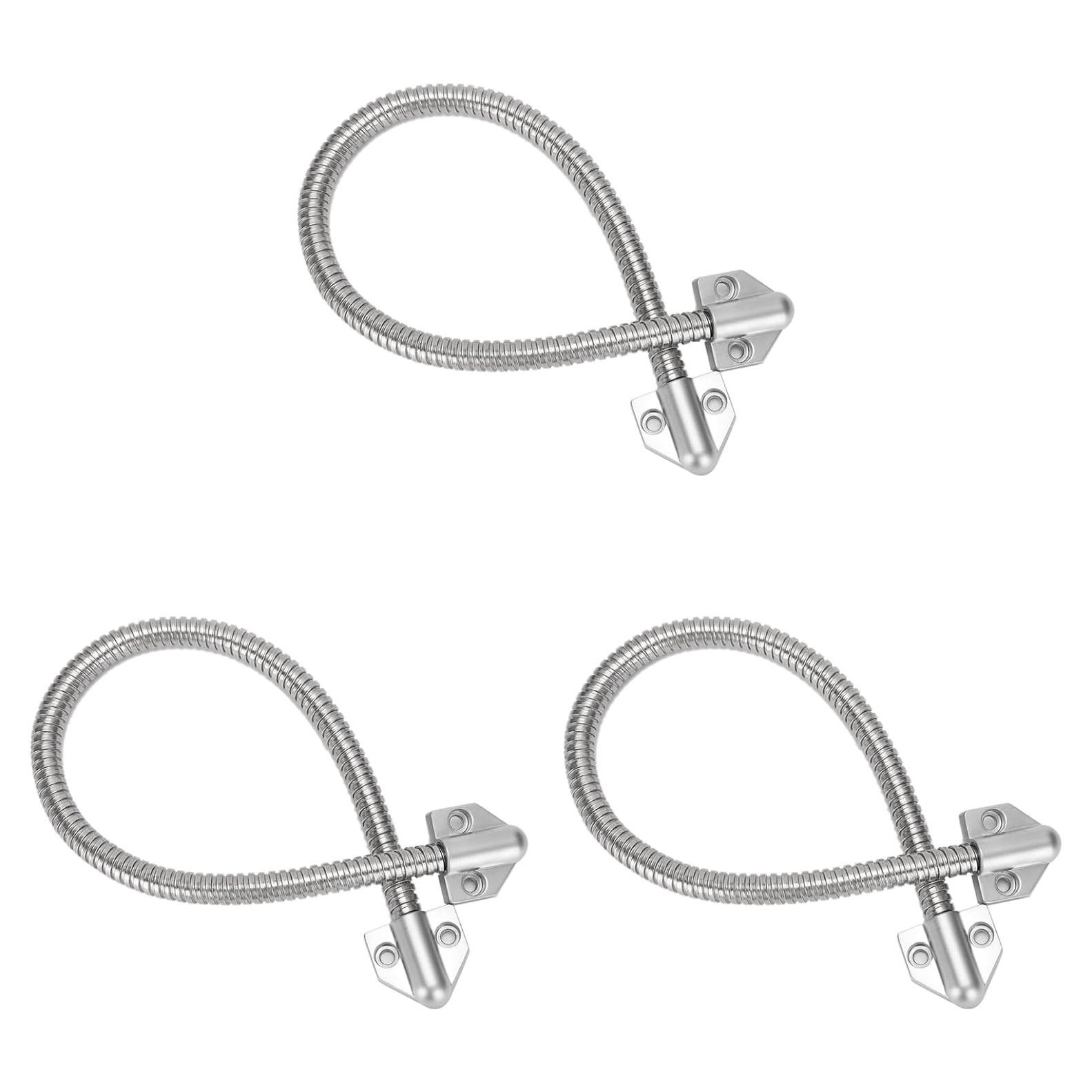 Bucle de puerta blindado Yosoo Health Gear 3 piezas acero inoxidable