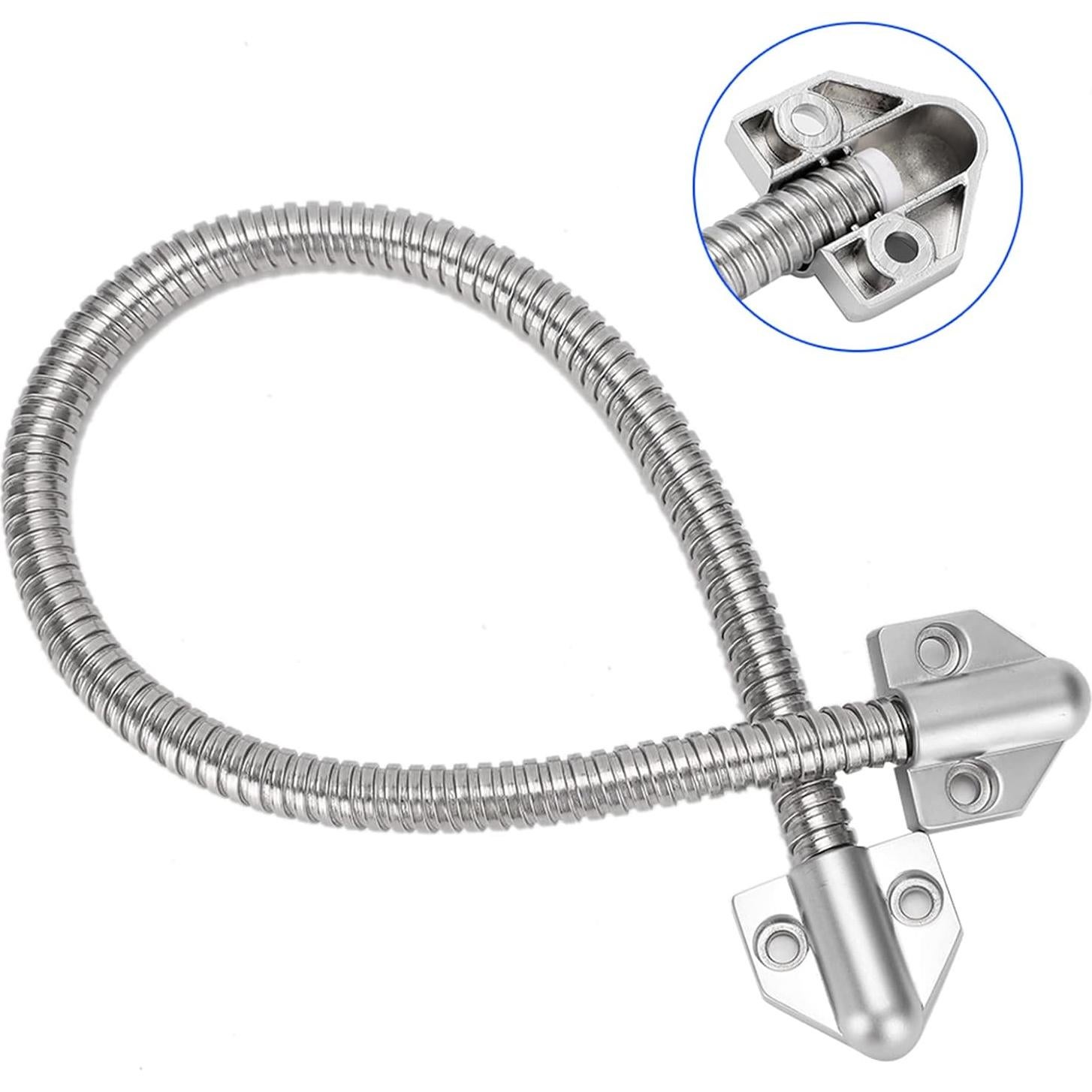 Bucle de puerta blindado Yosoo Health Gear 3 piezas acero inoxidable