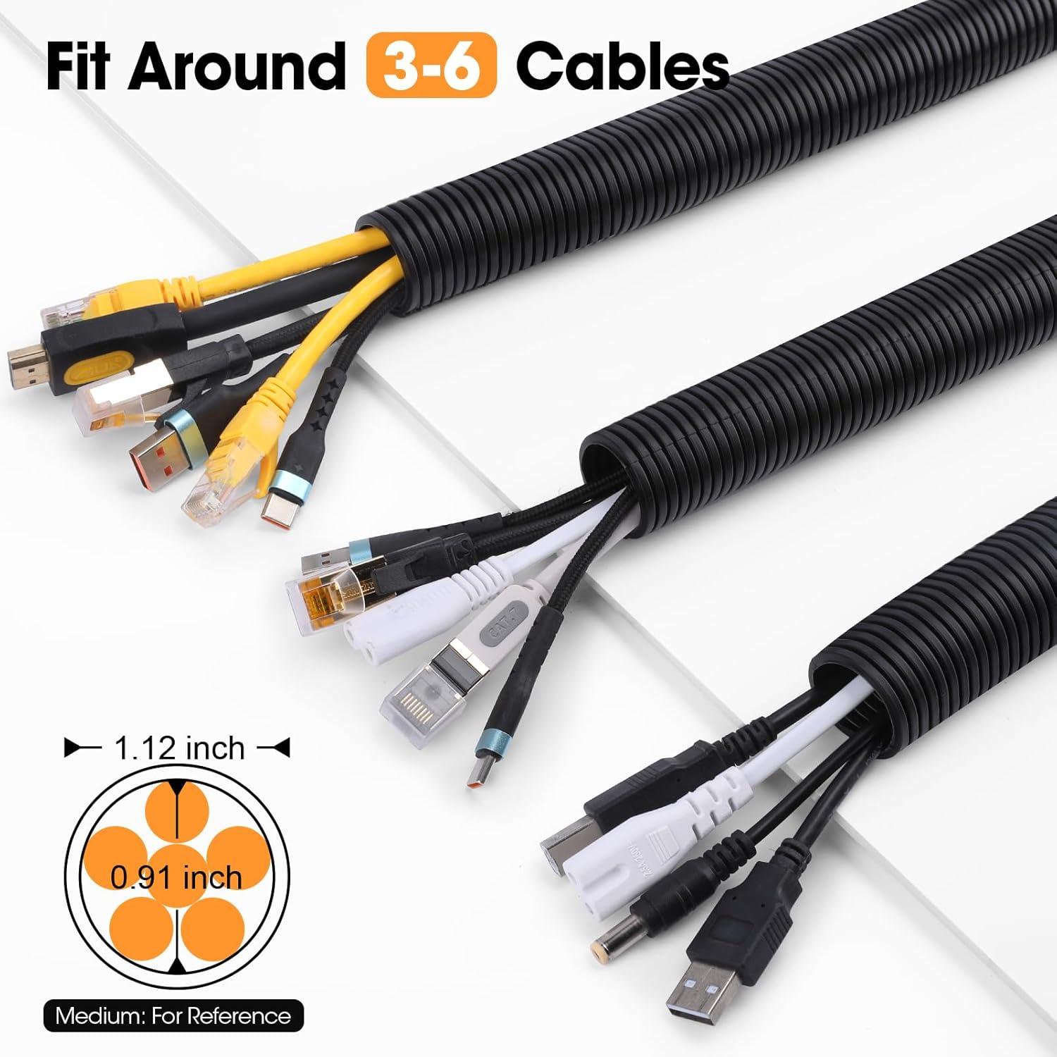 Tubo de Loom de Alambre 1" YesBes 12.19m Negro