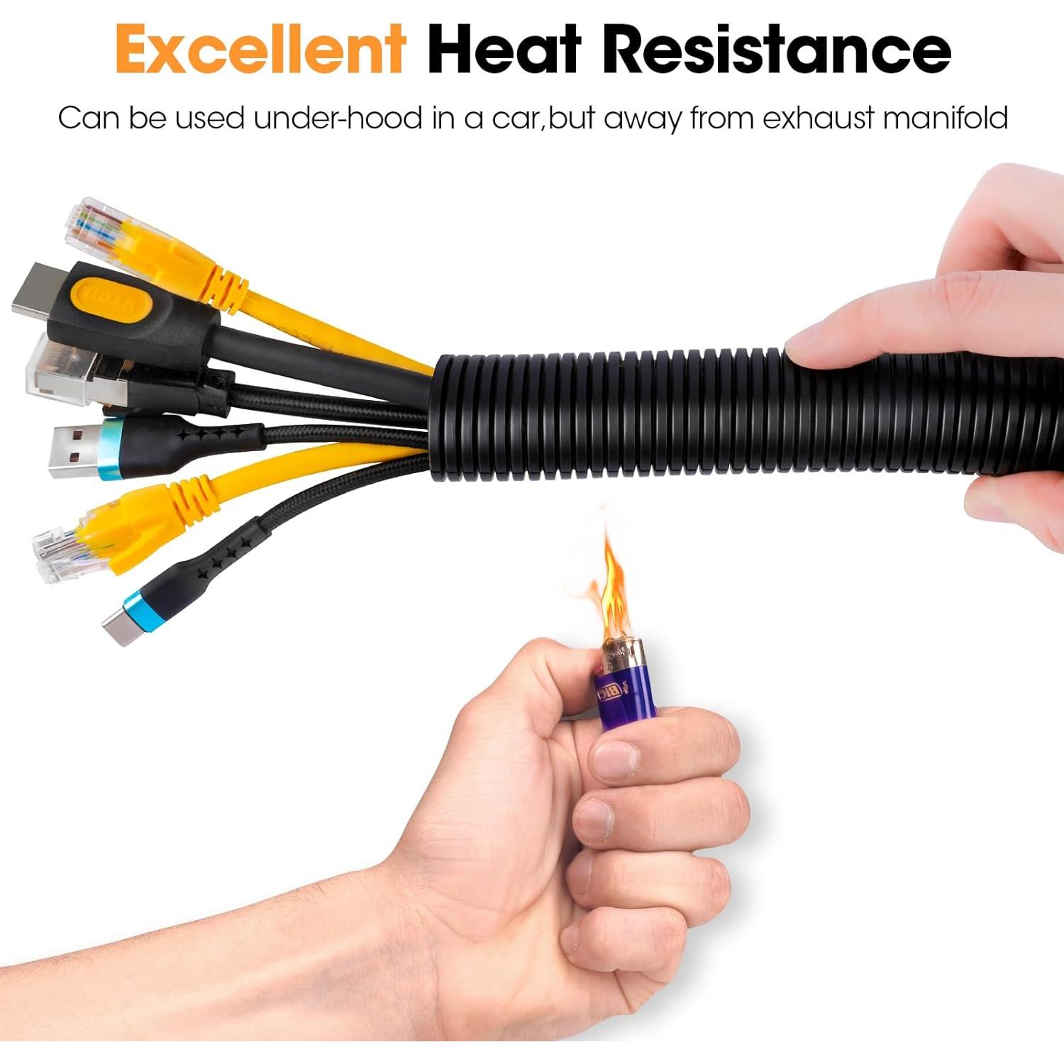 Tubo de Loom de Alambre 1" YesBes 12.19m Negro