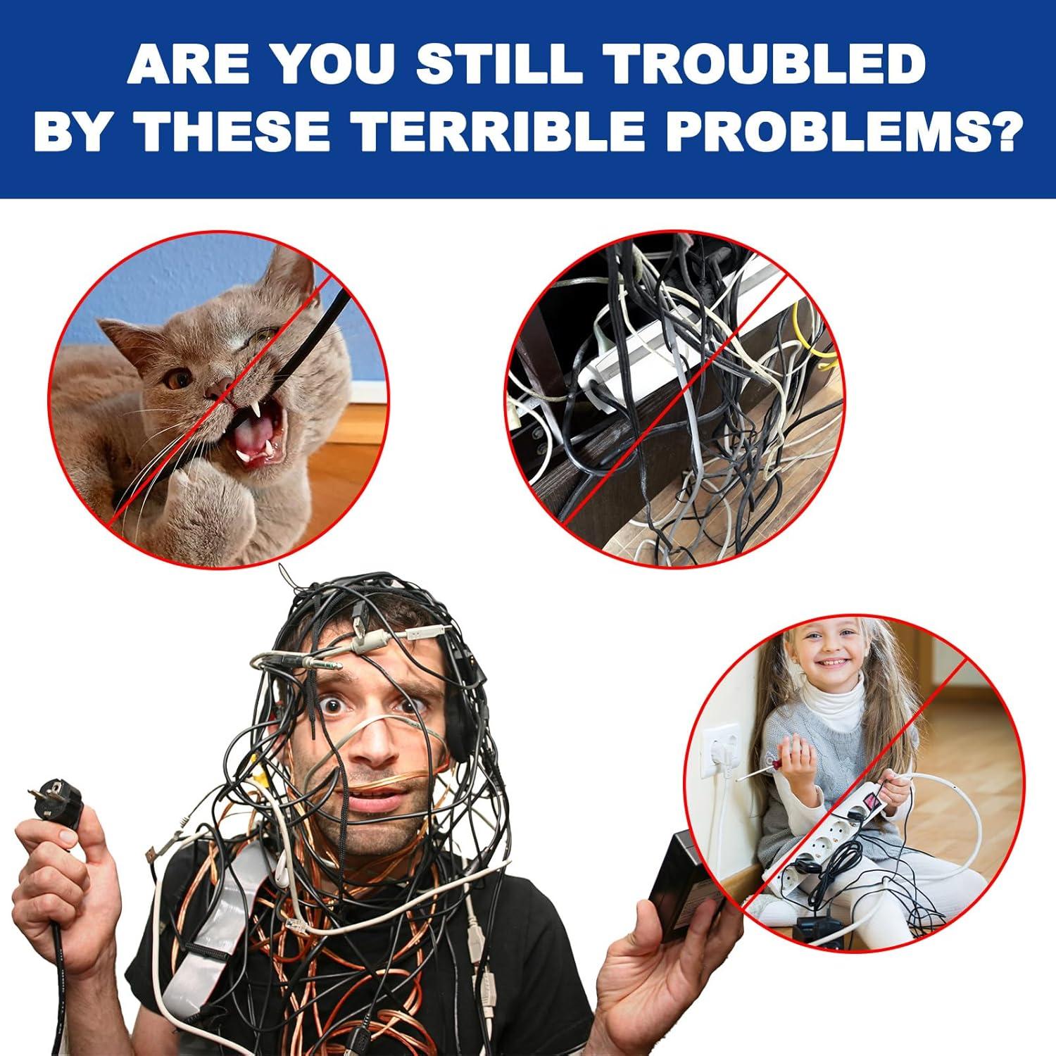 Manga de Cable Dividida Trenzada Teziicus 25 pies 1/4"