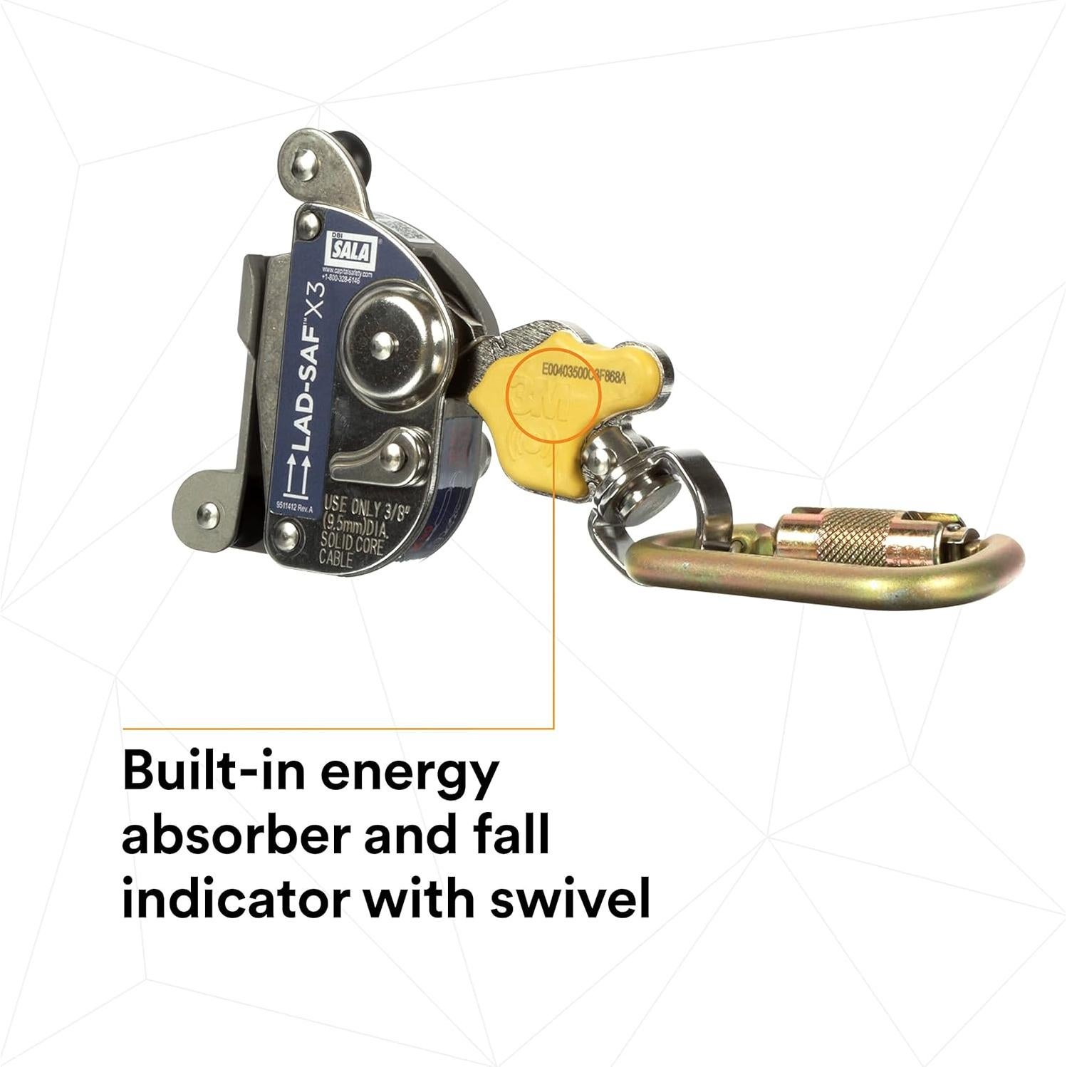 Manga Flex Lad-Saf X3 3M Amarillo Azul 9.5mm 43.2x25.4cm