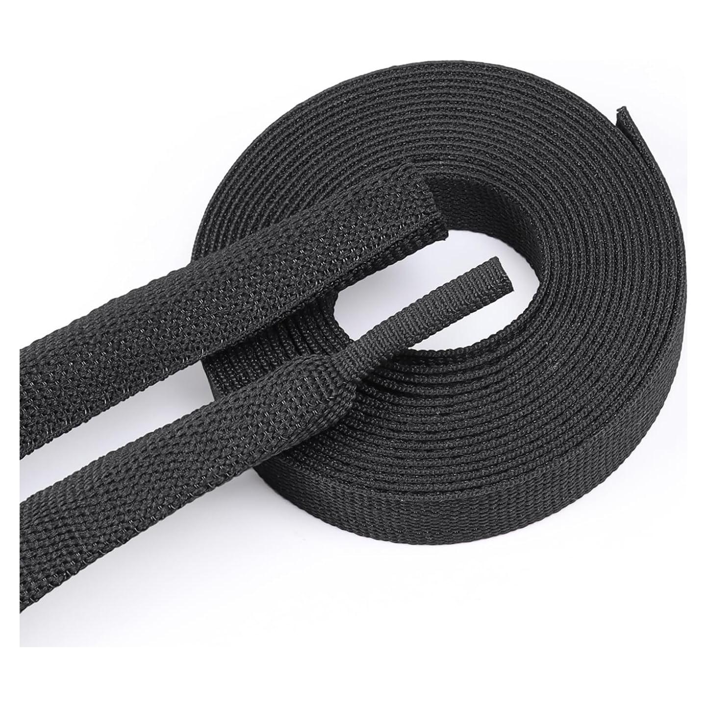 Manga Trenzada Termoretráctil BuyUneed 1/2" x 4.88m Negra