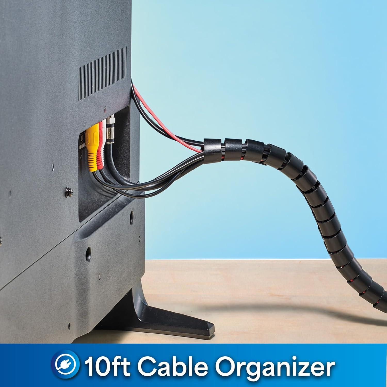 Organizador de Cables Cable Keeper 10 Pies Ajustable Reutilizable