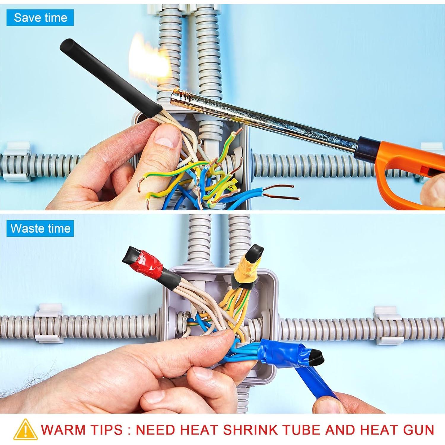 Funda de Cable Trenzada Expandible Pangda 300 pies Negro