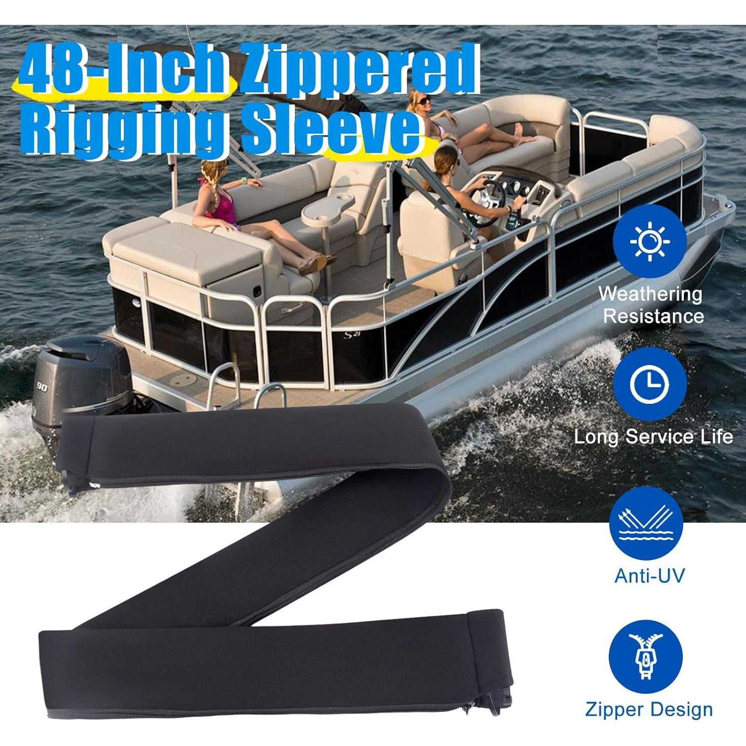 Manga de Rigging con Cremallera CNRAQR 121 cm Botón Marino