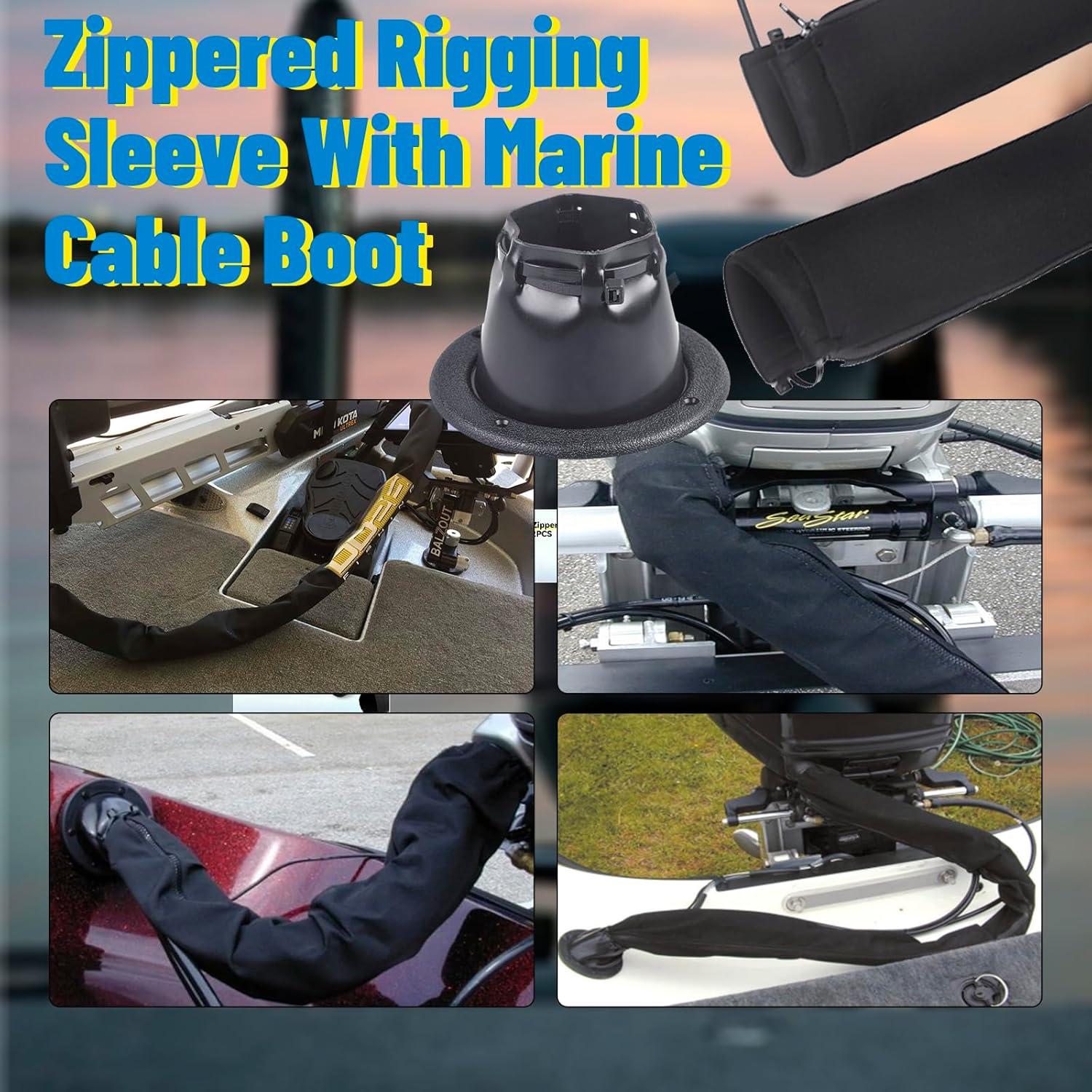 Manga de Rigging con Cremallera CNRAQR 121 cm Botón Marino