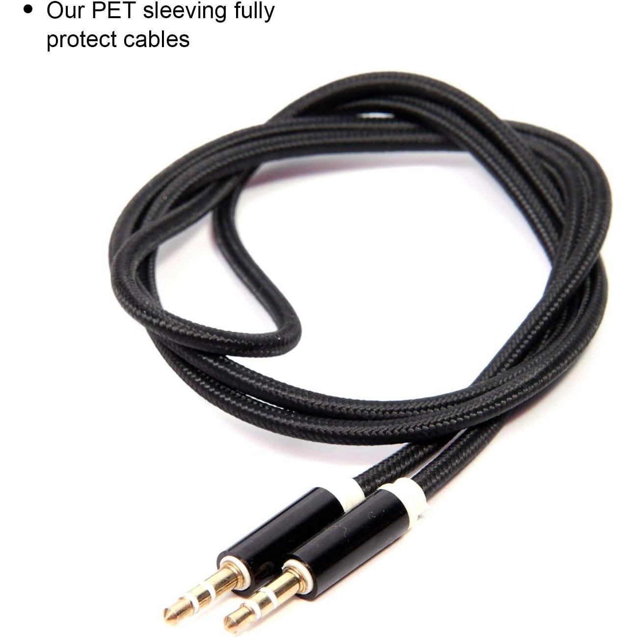 Manga de Cable Trenzada Expandible Boao 15.24m Negro 3 Tamaños