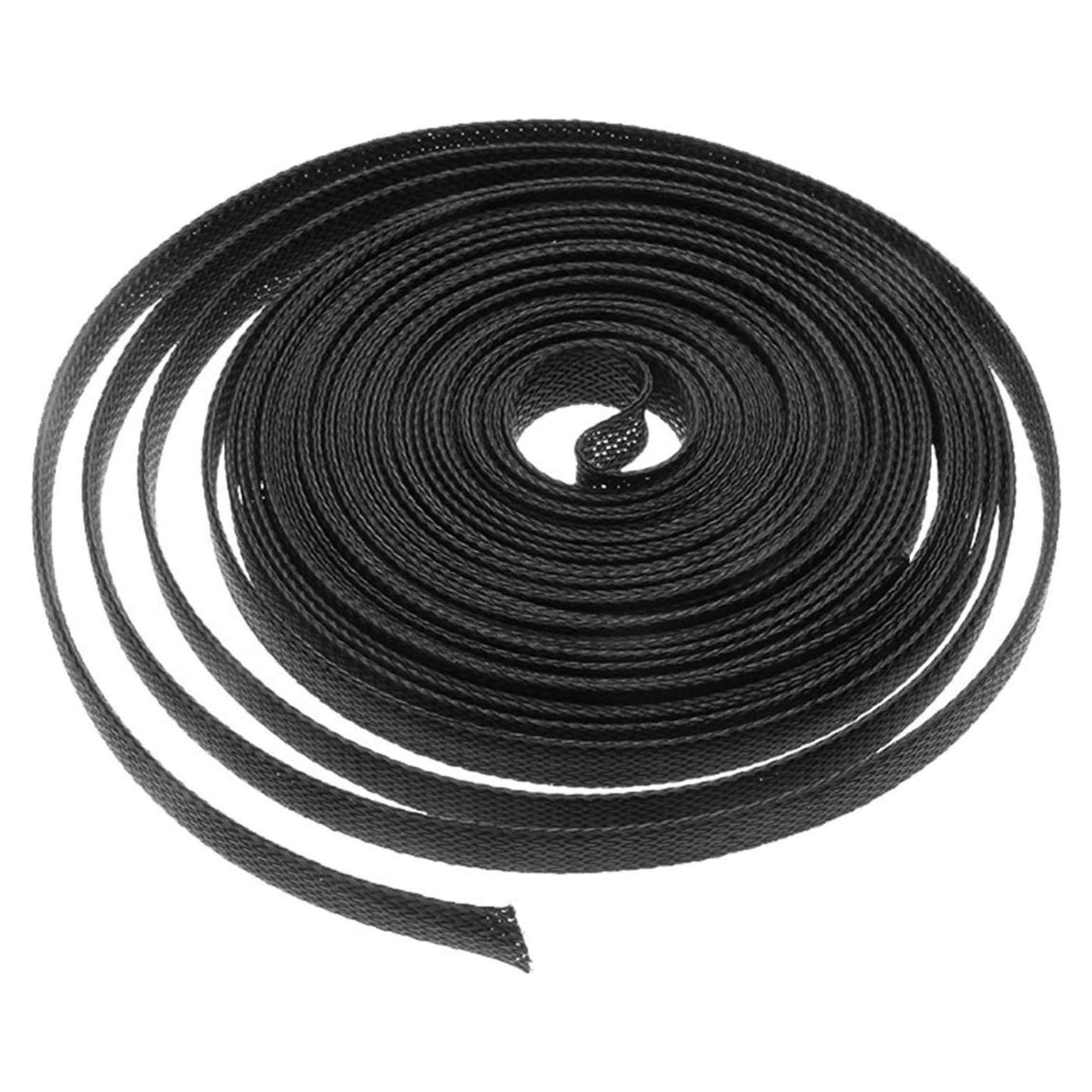 Manga de Cable Trenzada DGZZI 50m 6mm Ignífuga Negra