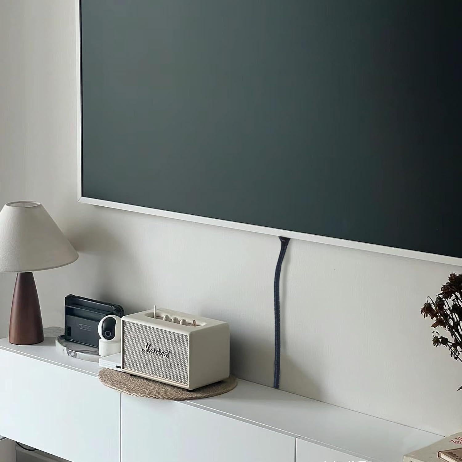 Manga Organizador de Cables 3.05m EZ - Negro, Flexible y Durable