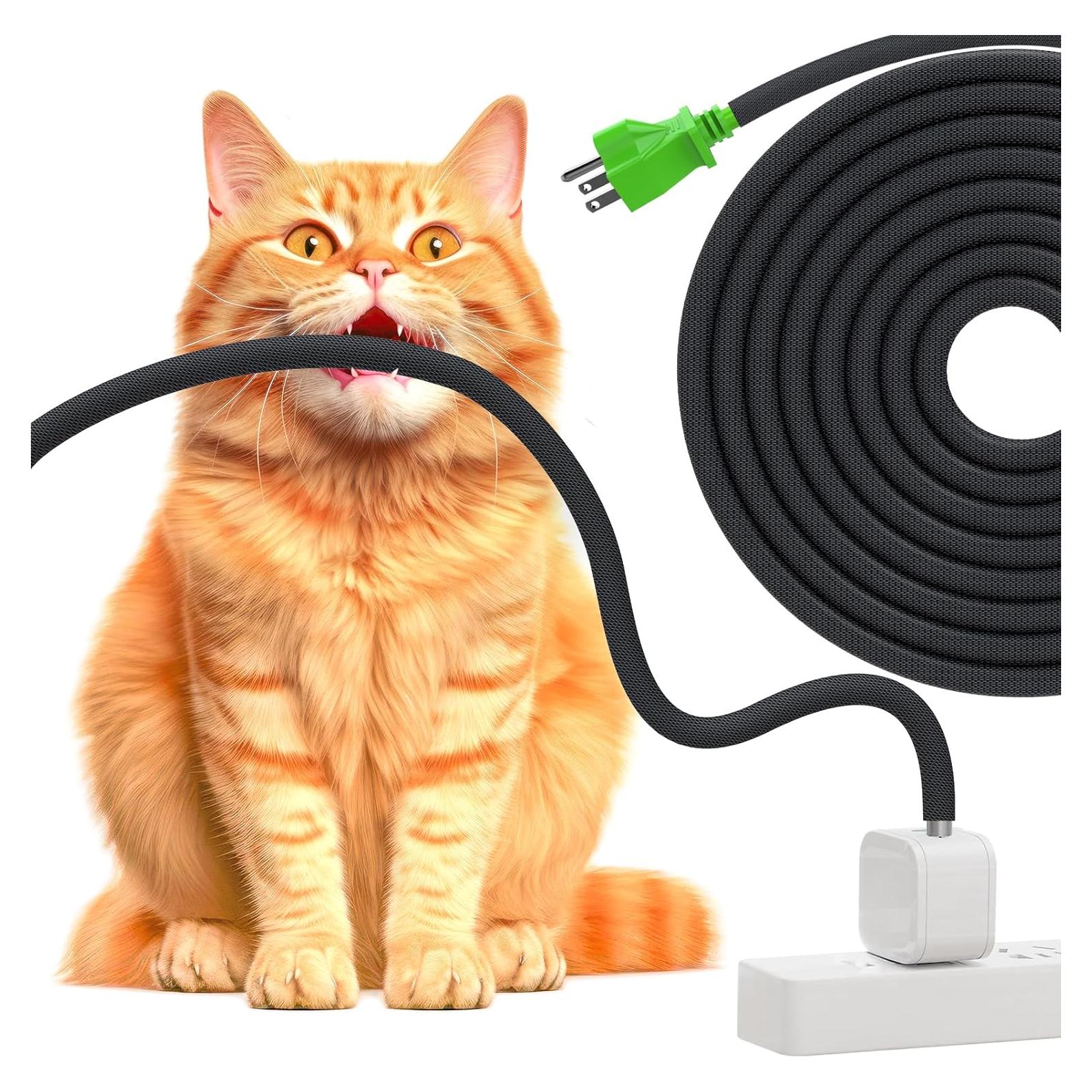 Protector de Cable Flexible 2.01m Negro - UO-Single Cord Protector