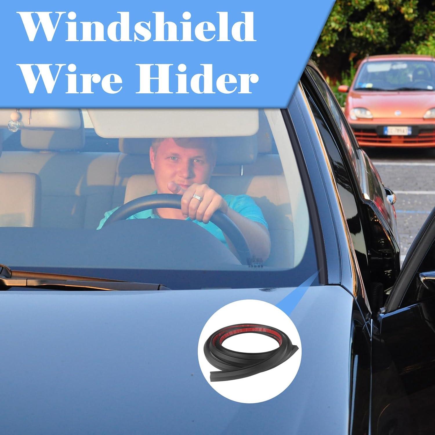 Cubierta de Cable de Coche Luojiedejinbiao 2m Autoadhesiva Negra