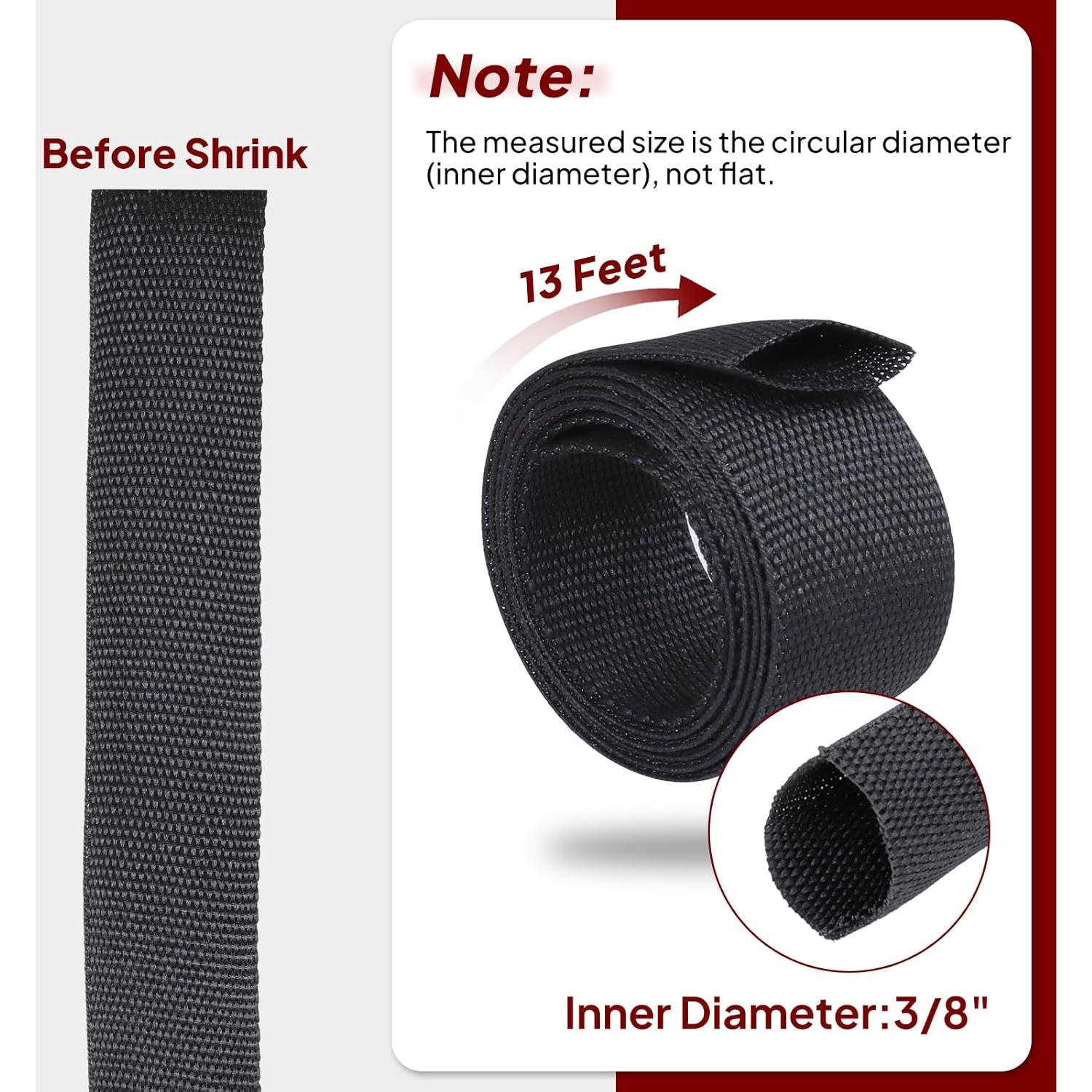 Manga Trenzada Termoretráctil BuyUneed 3/8" x 4m Resistente