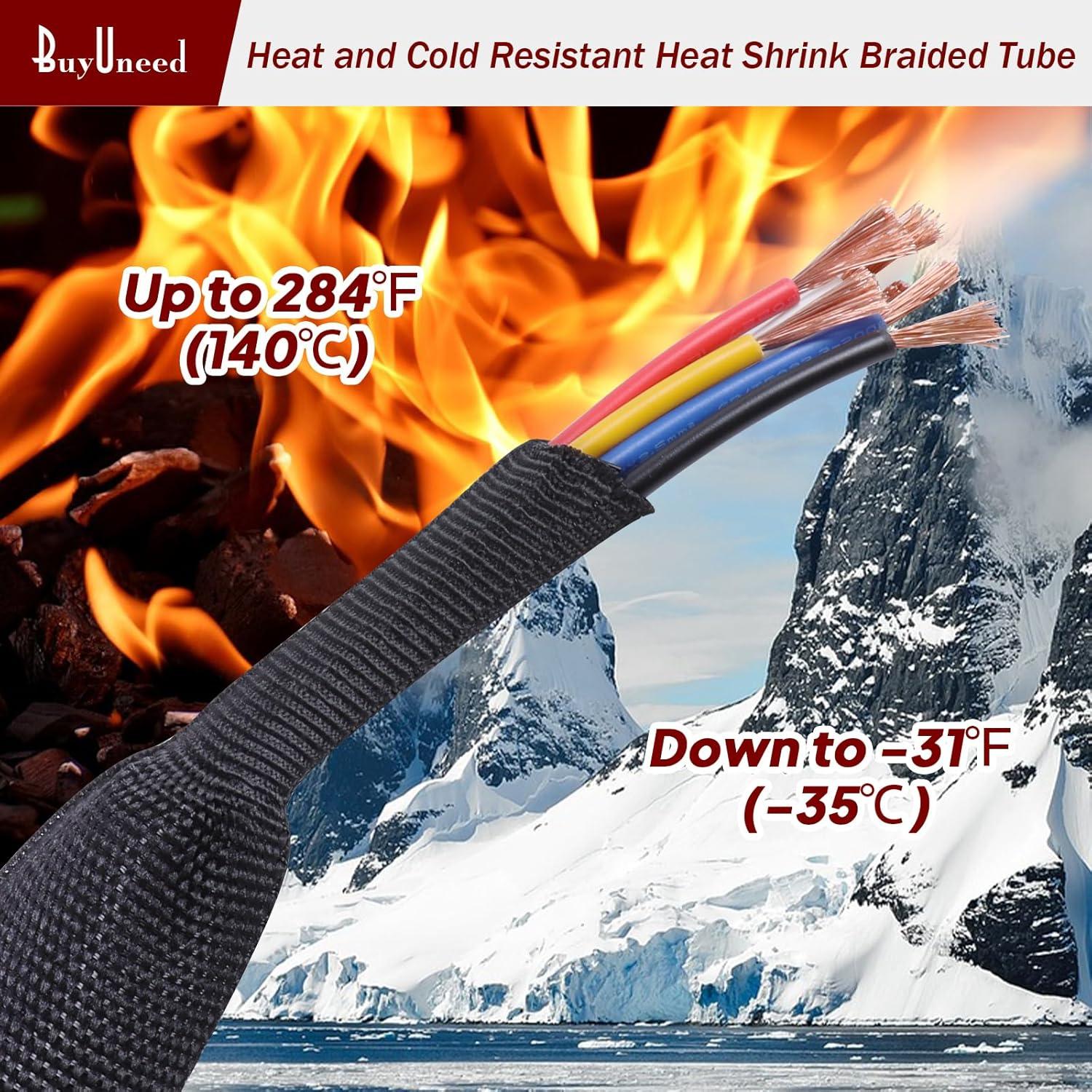 Manga Trenzada Termoretráctil BuyUneed 3/8" x 4m Resistente