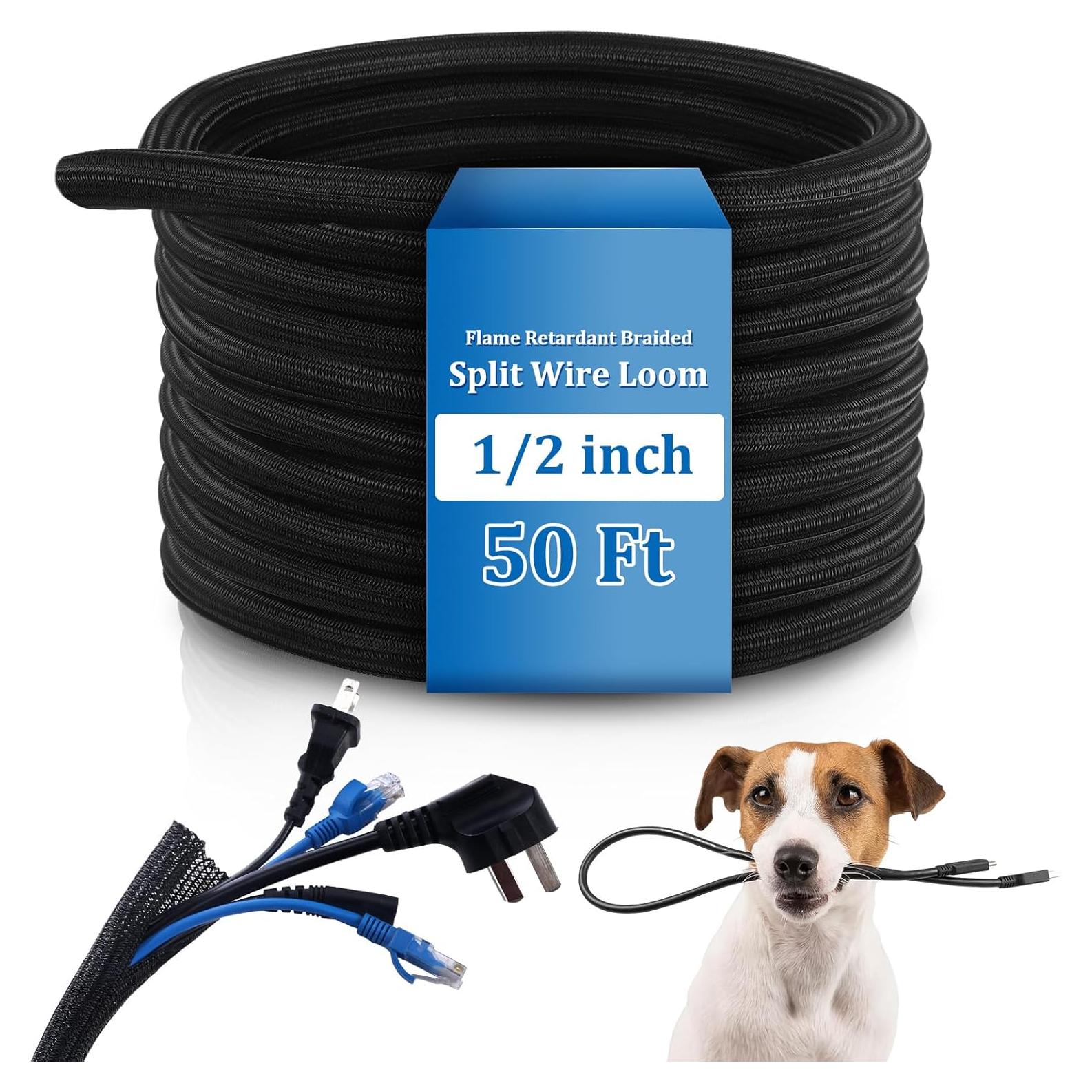 Tubo de Loom Pangda 15.24 m Ignífugo 1.27 cm para Cables