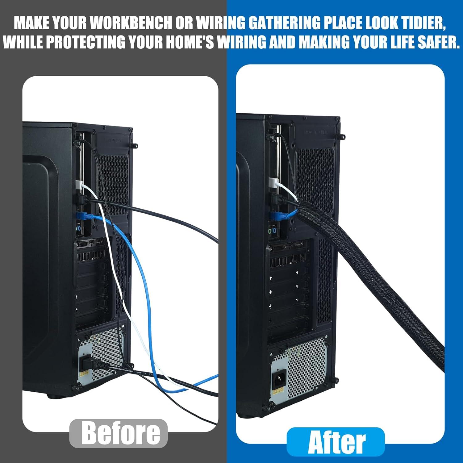 Tubo de Loom Pangda 15.24 m Ignífugo 1.27 cm para Cables