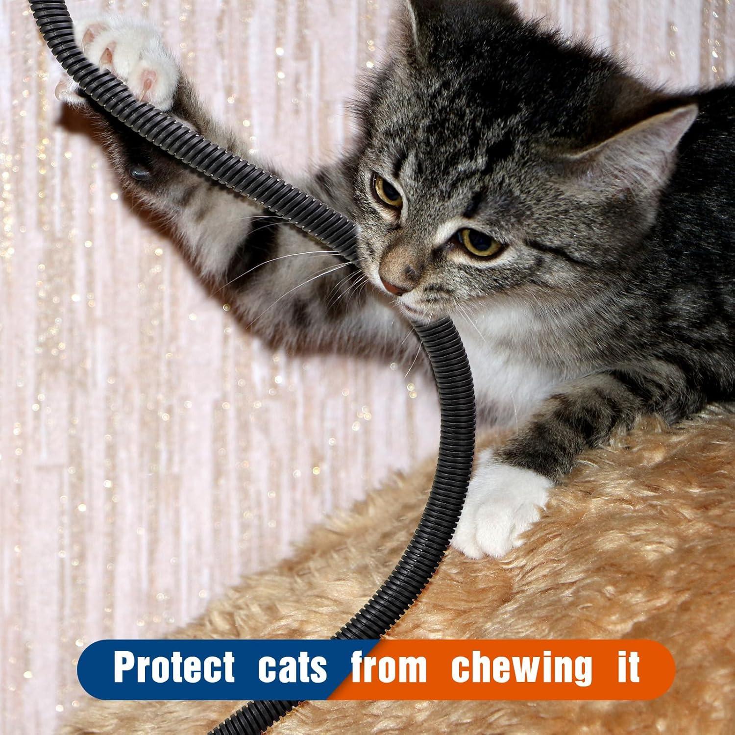 Tubo de Loom de Cable Dividido Sasylvia 3 Piezas 25 pies