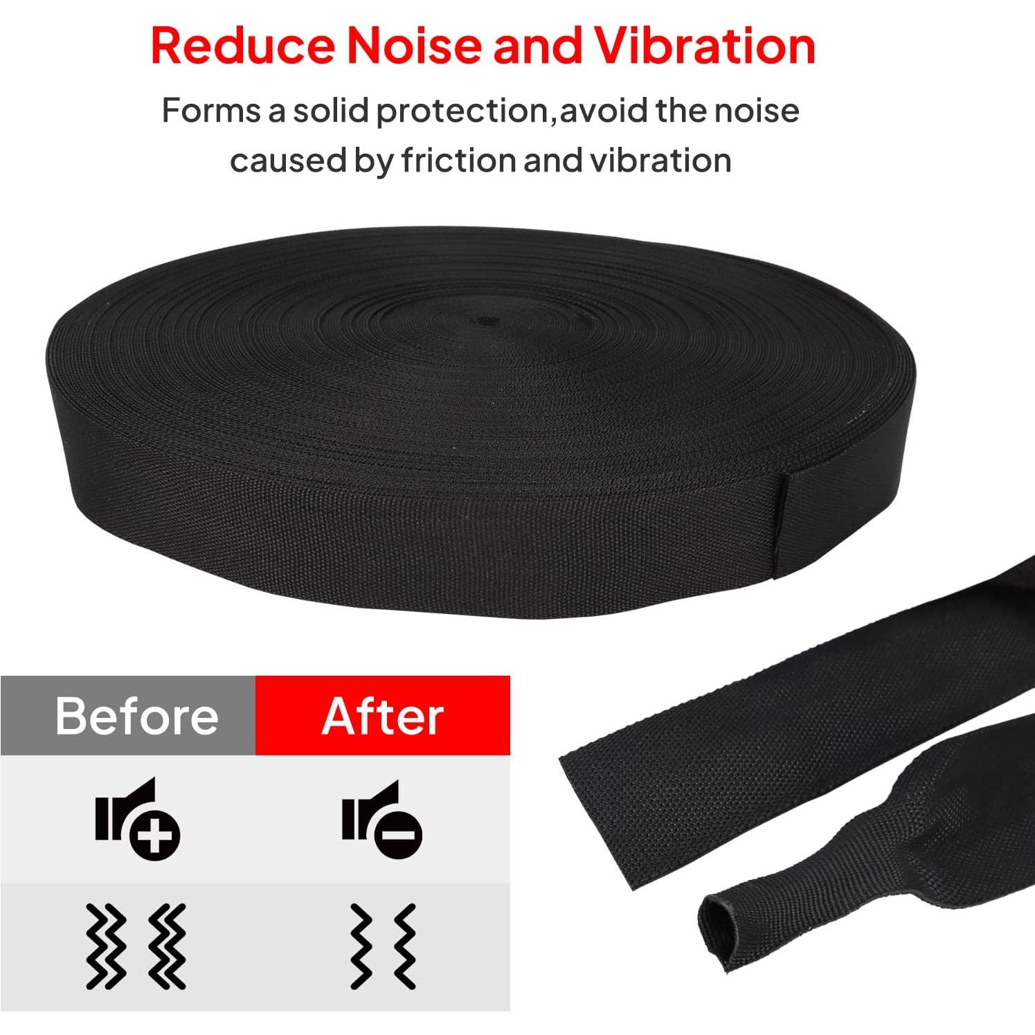 Manga de Tela Retráctil Trenzada 2 en 1 Sonoreboom 12mm 4.27m