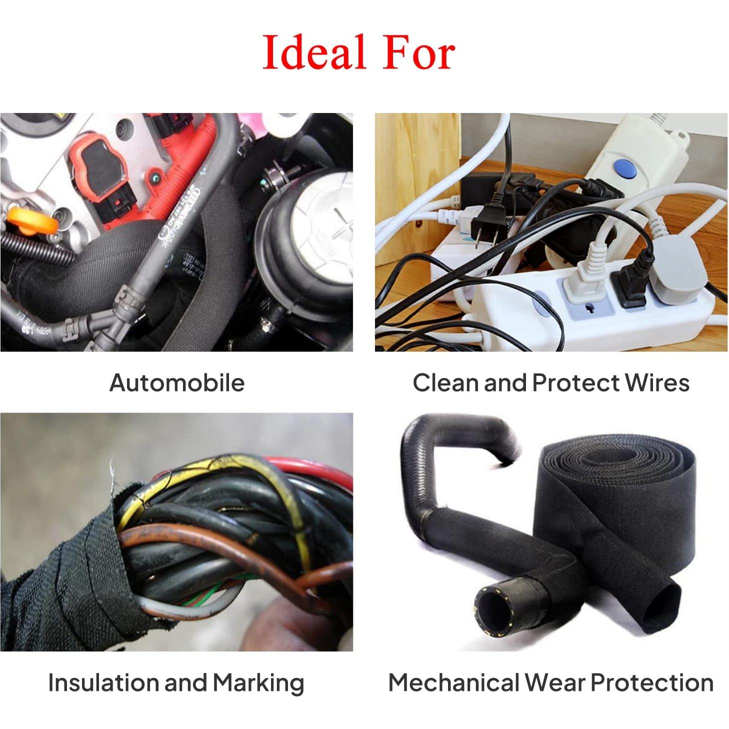 Manga de Tela Retráctil Trenzada 2 en 1 Sonoreboom 12mm 4.27m