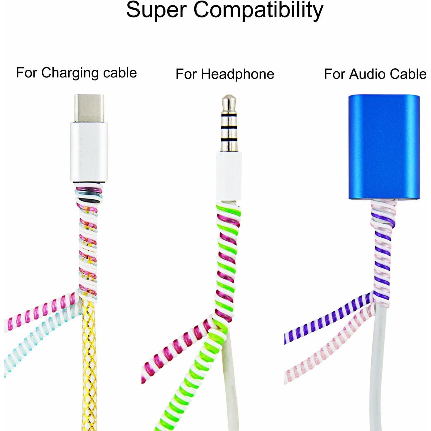Protector de Cable Rancco 8 Pcs 120cm Multicolor para Mascotas