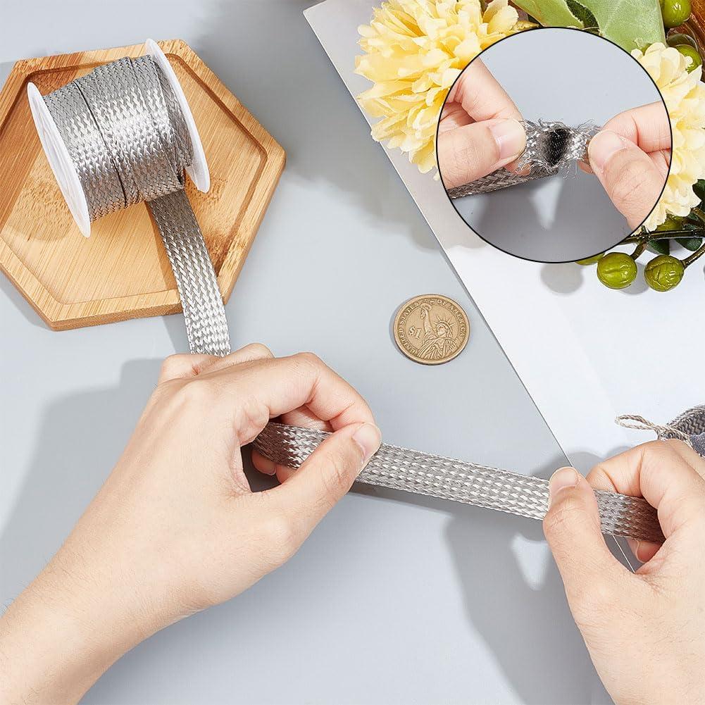 Manga de Cable Trenzado Expandible UNICRAFTALE 4m 12mm Acero Inoxidable