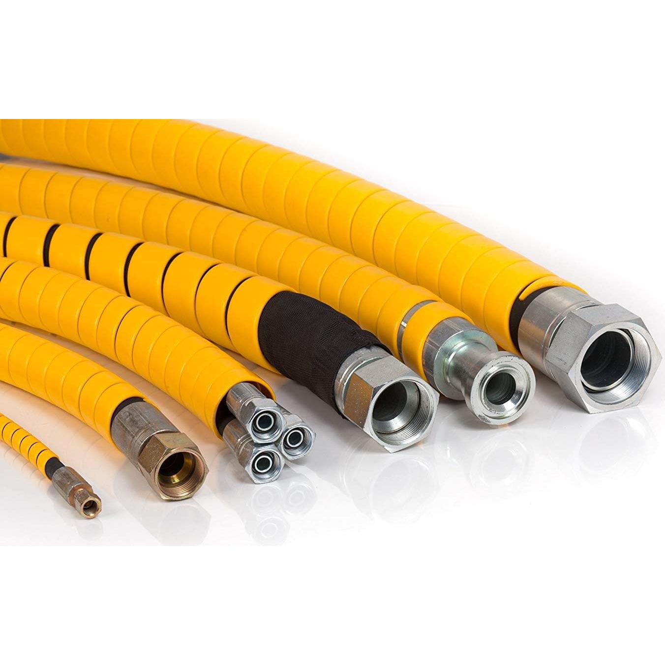 Envoltura Espiral Pesada Electriduct 50 Pies HDPE Negro